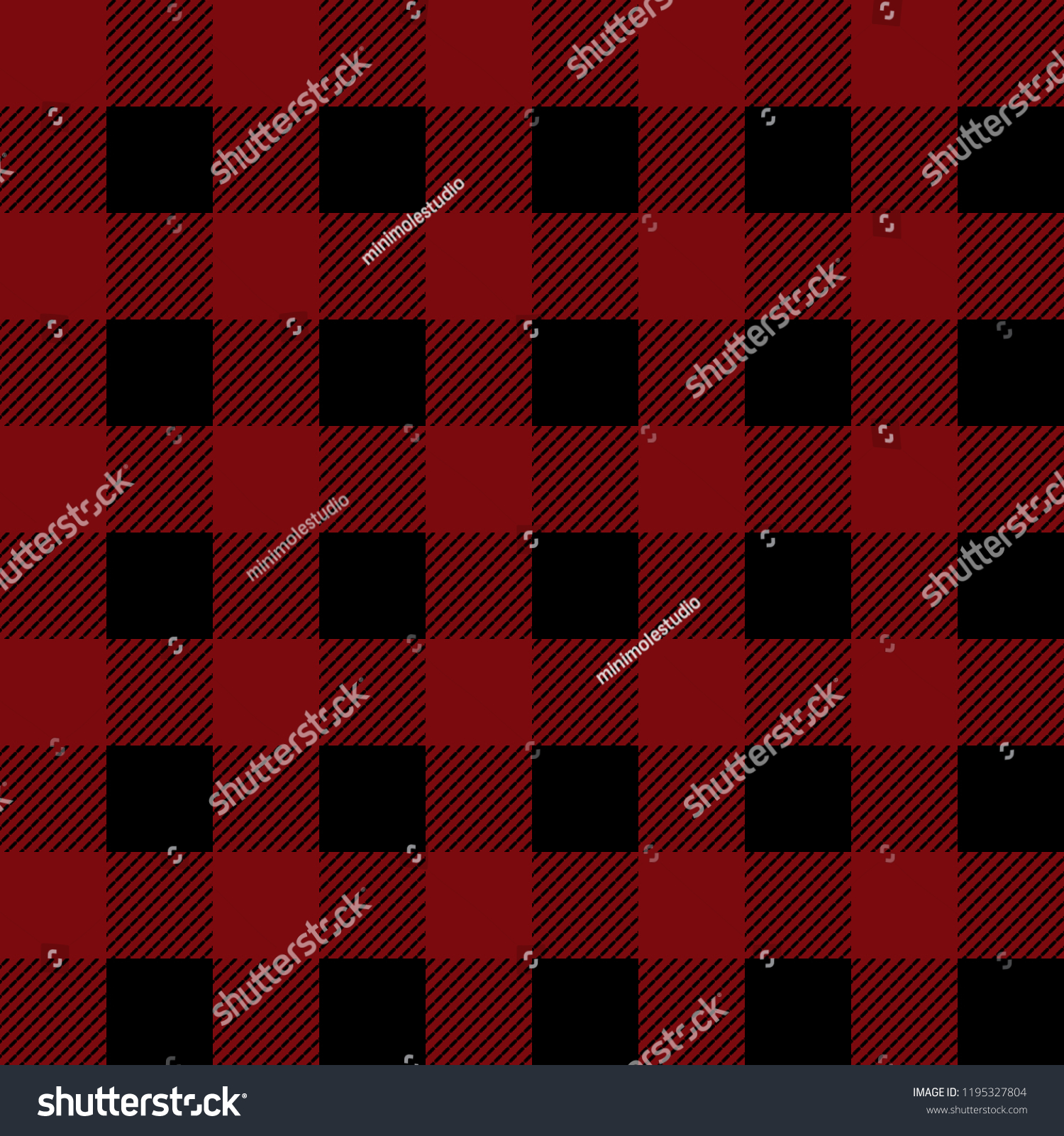 Vector seamless pattern of red and black lumberjack plaid._站酷海洛_正版图片_视频 ...