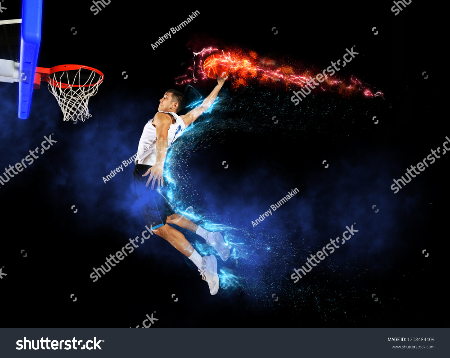 Basketball player. Basketball concept
