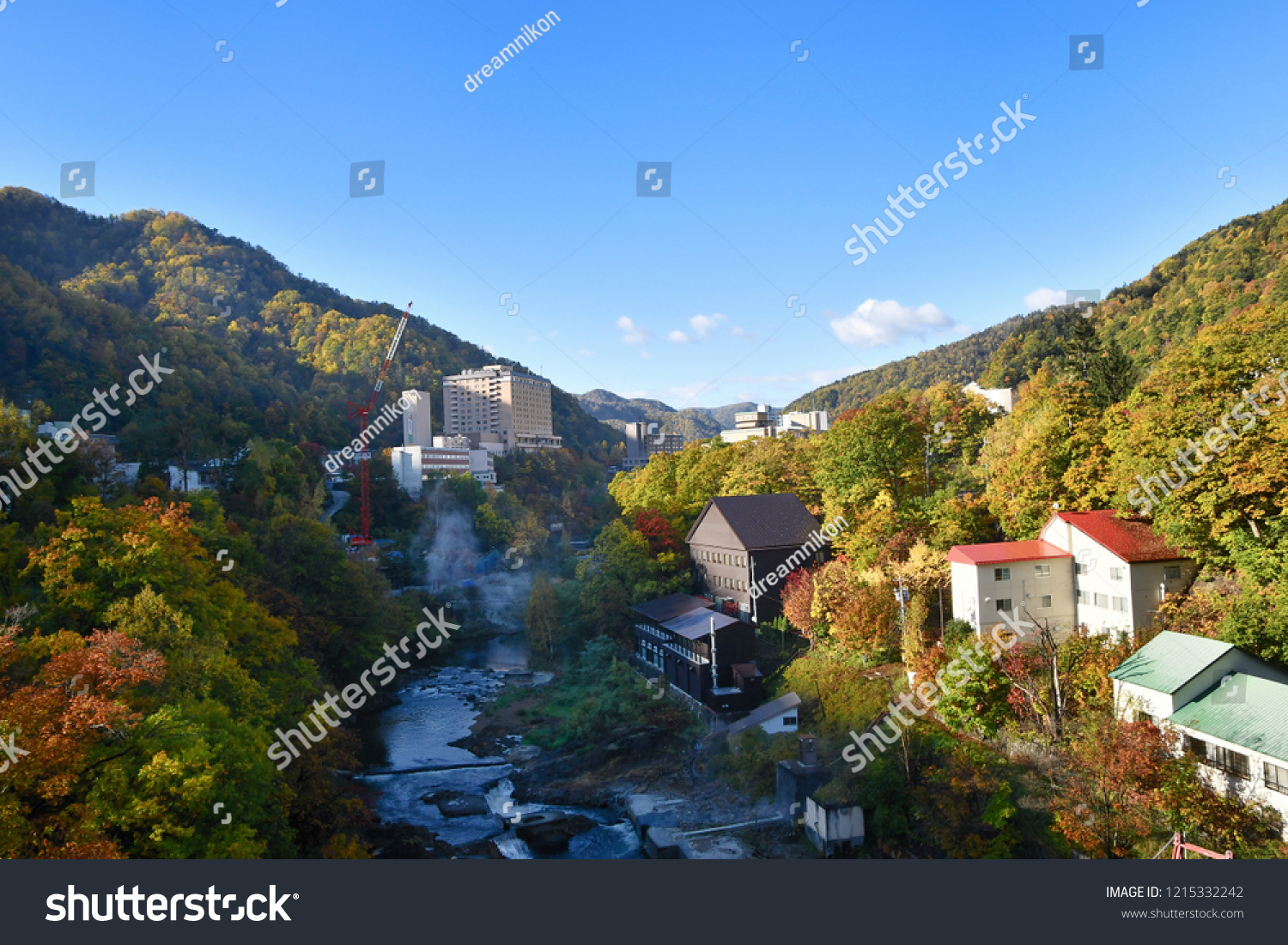 Jozankei Onsen in the fall