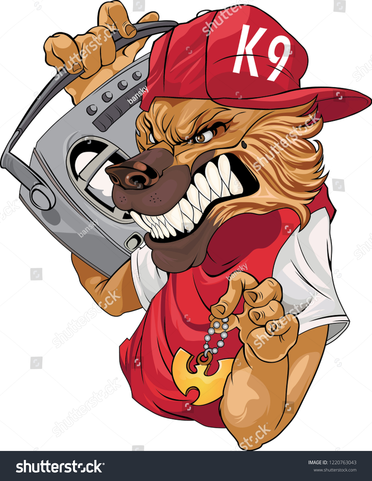 German shepherd hip-hop