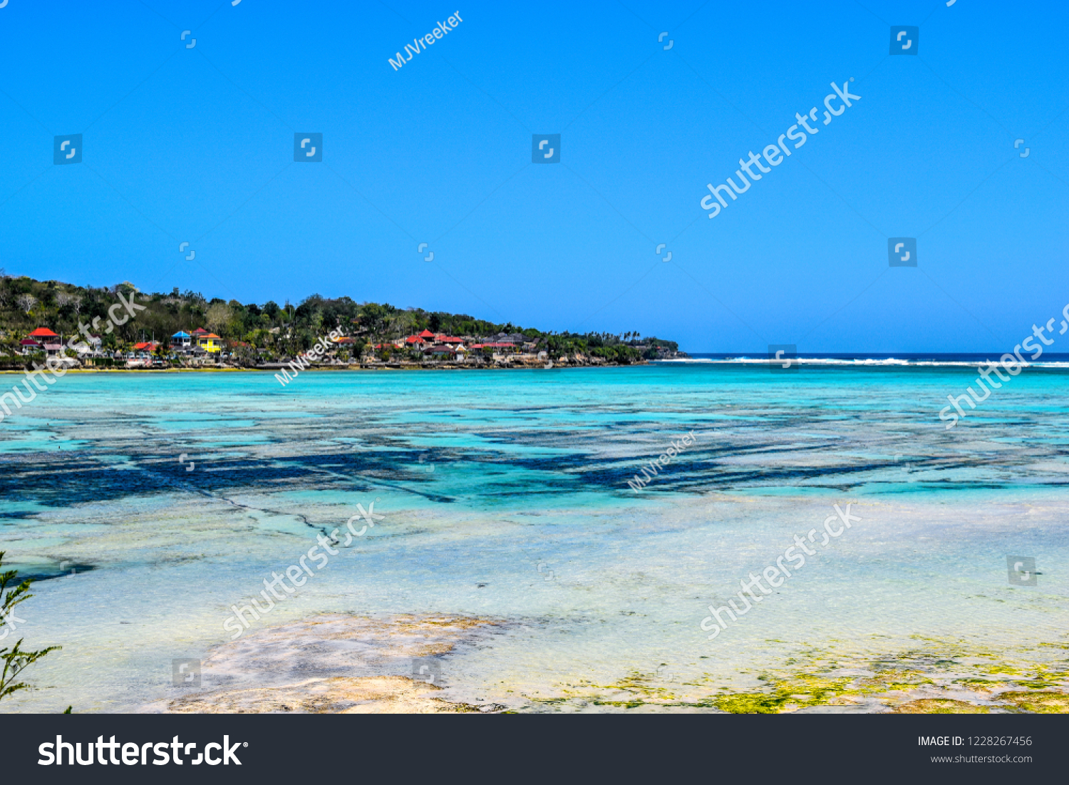 Bali Indonesia Nusa Lembongan  Coastline
