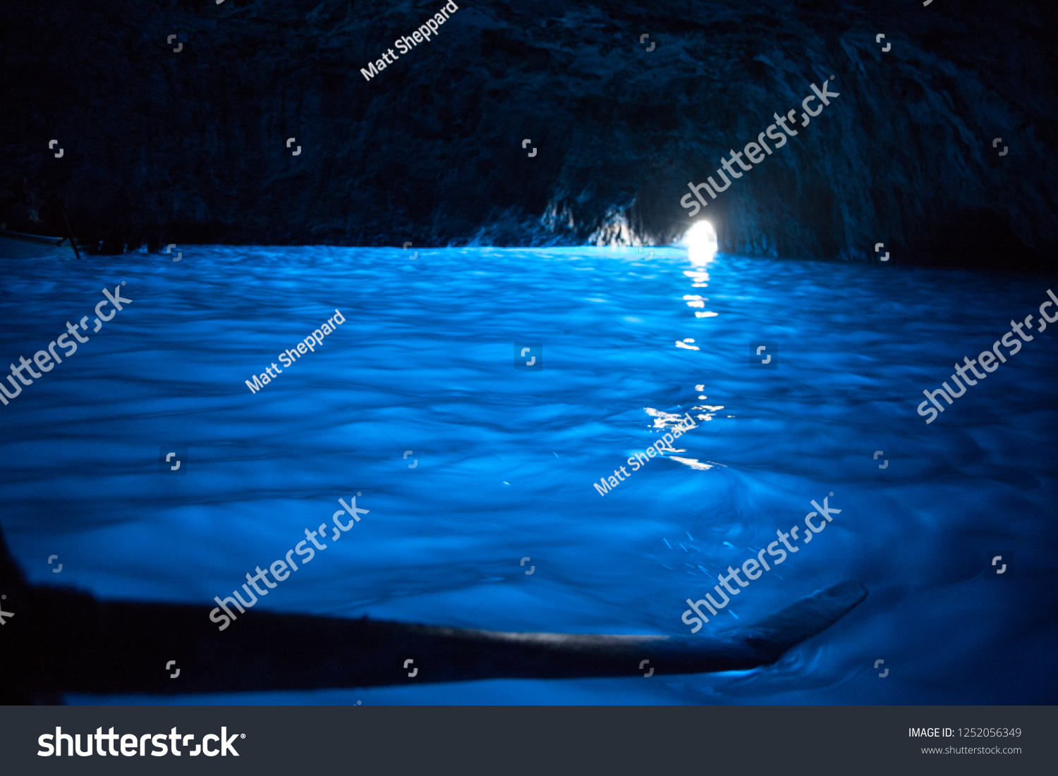 Blue Grotto in Capri Italy
