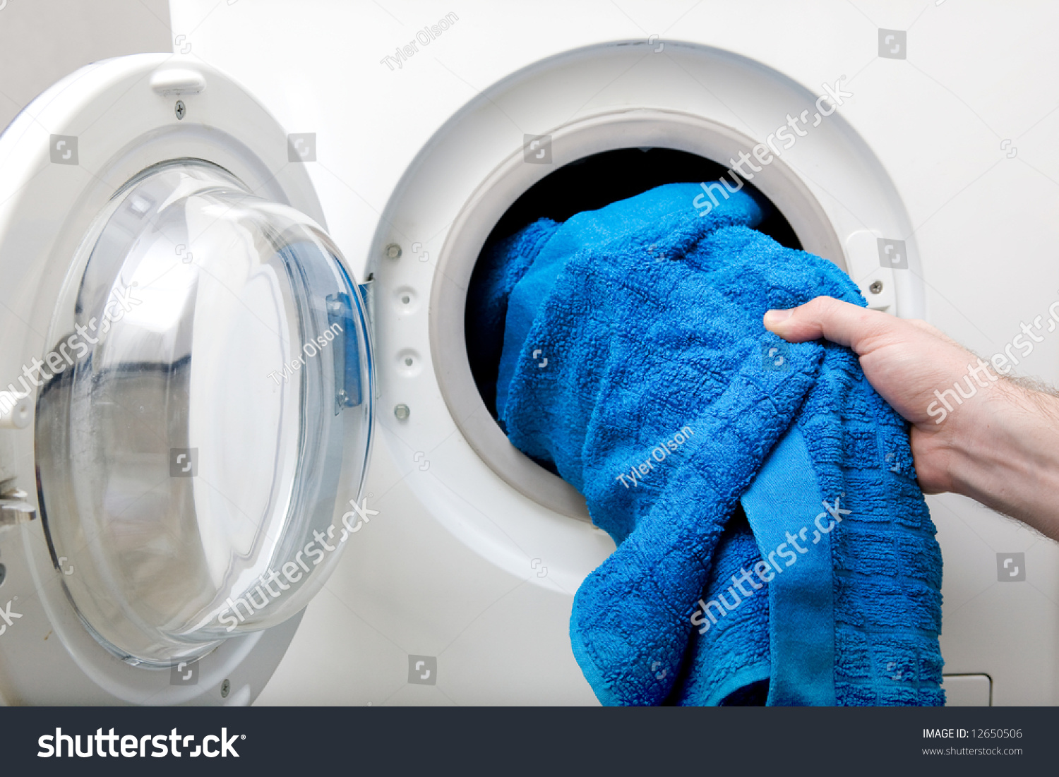 Washing clothes in a front loading washer