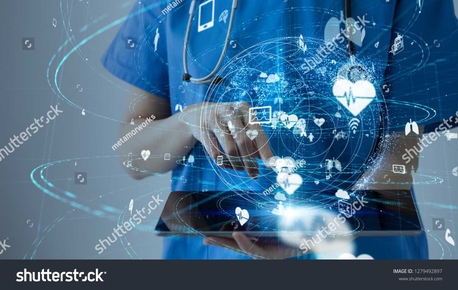 Medical technology concept.