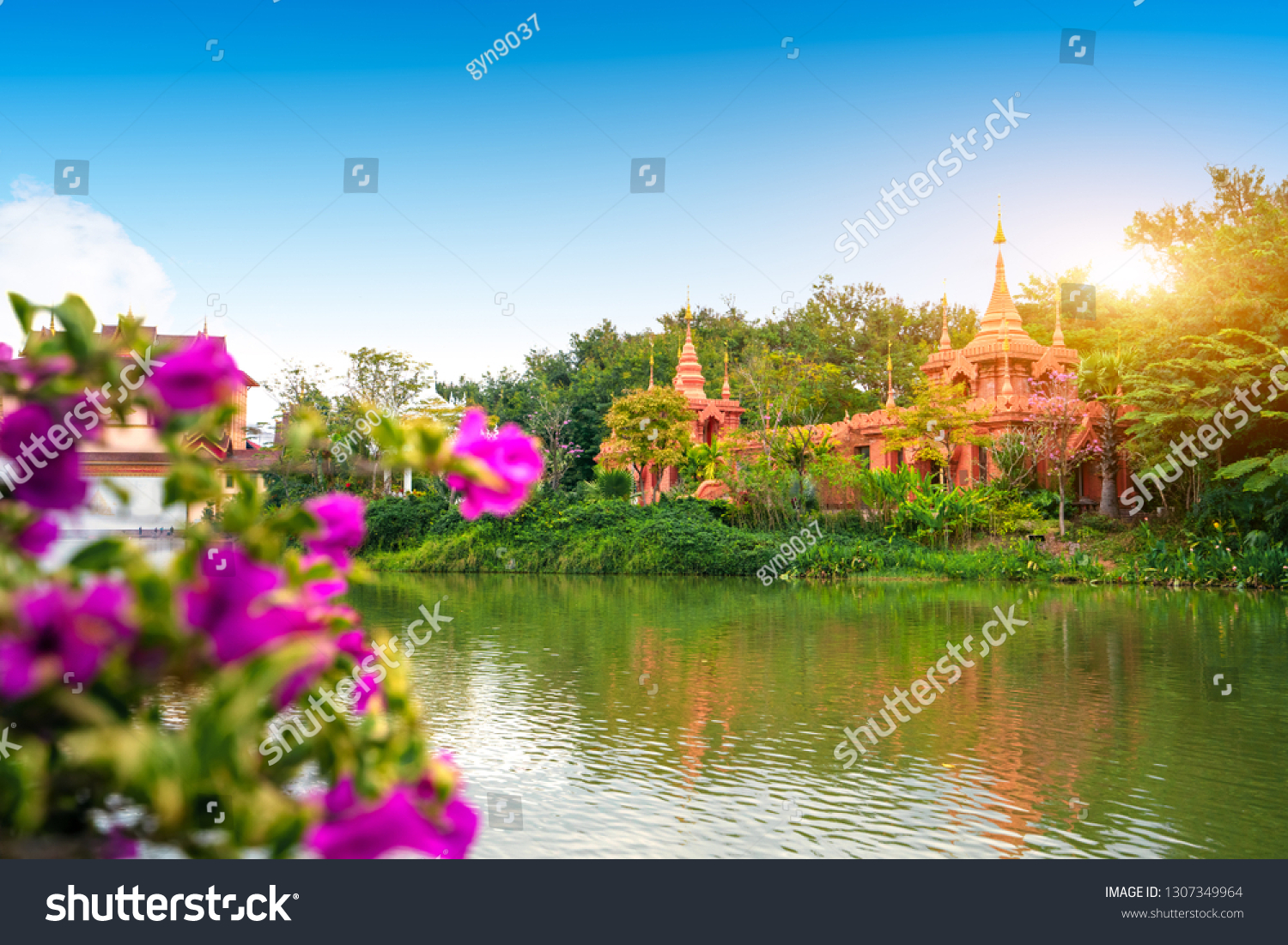 Located in the temple building on the banks of the Li River  Yunnan  China.