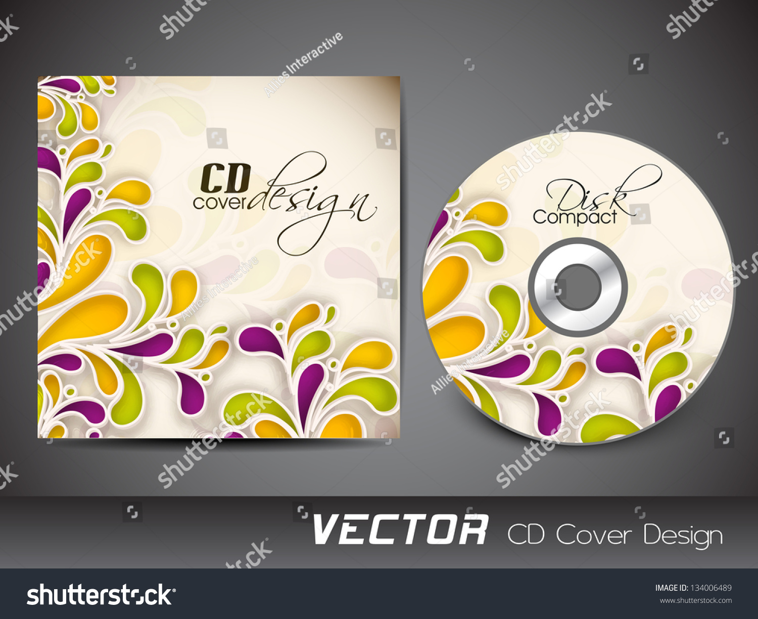 CD Cover design for your business. EPS 10._站酷海洛_正版图片_视频_字体_音乐素材交易平台_站酷旗下品牌