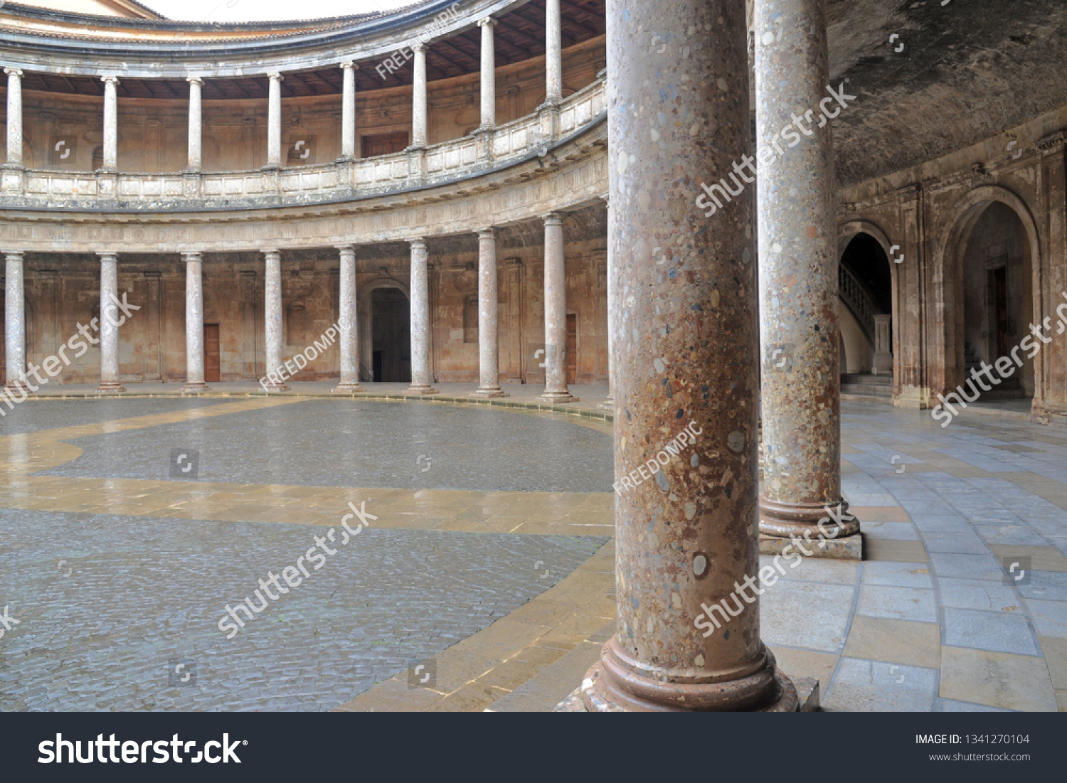 Roman Arena Column Alhambra Granada Spain - Roman columns in the arena_站酷海洛_正版图片_视频_字体_音乐 ...