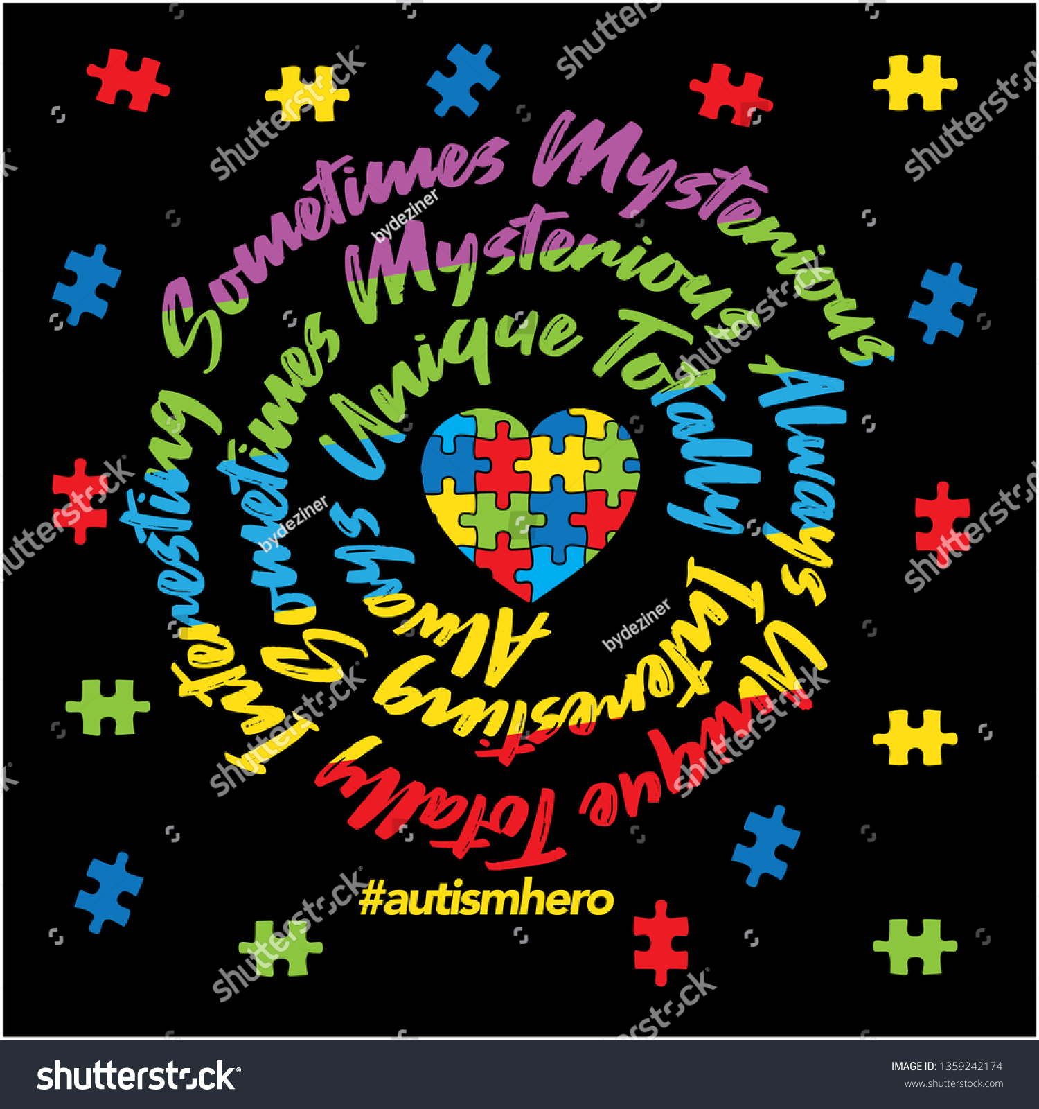 autism awareness design poster tshirt 