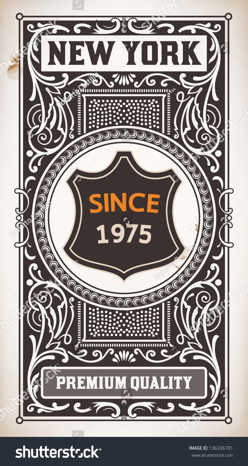 Vector. Vintage Design