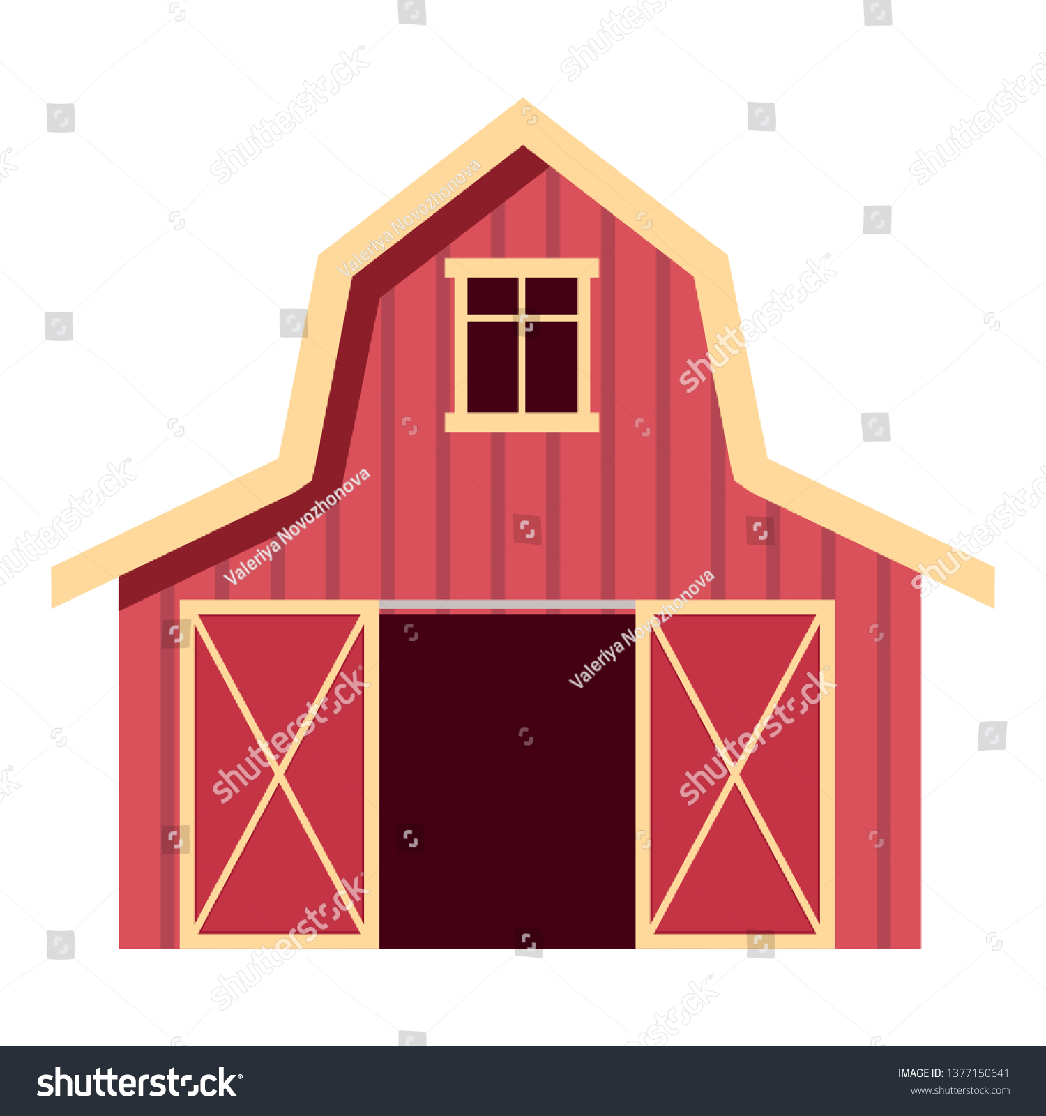 redwoodenfarmbarninflatstyleagriculturalbuildingforlivestockor