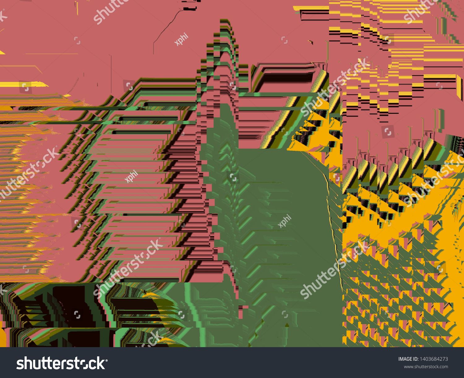 Aesthetic pixelated screen flaw GLITCH EFFECT abstract digital art flowing paint mix medias. Fashion 8 bits style retro pop modern technologie trendy designing motif. HIGH QUALITY IMAGE DETAILS