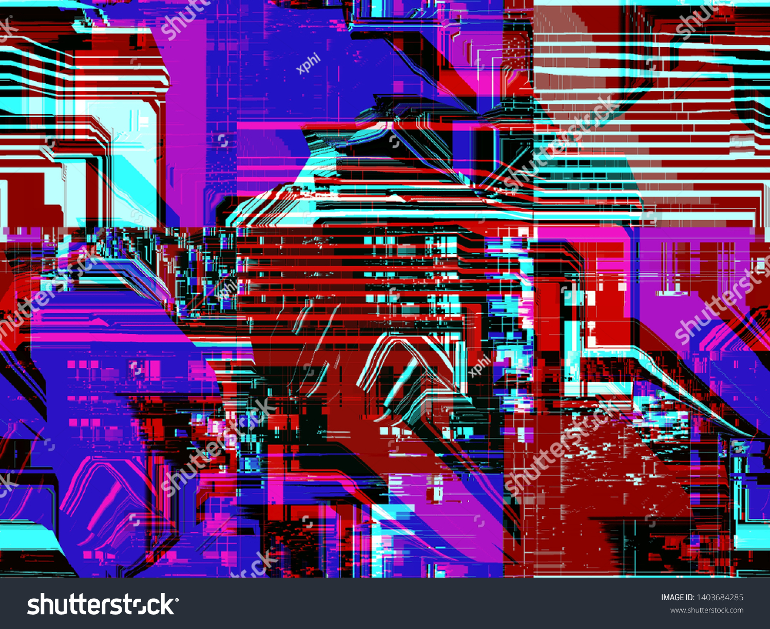 Aesthetic pixelated screen flaw GLITCH EFFECT abstract digital art flowing paint mix medias. Fashion 8 bits style retro pop modern technologie trendy designing motif. HIGH QUALITY IMAGE DETAILS