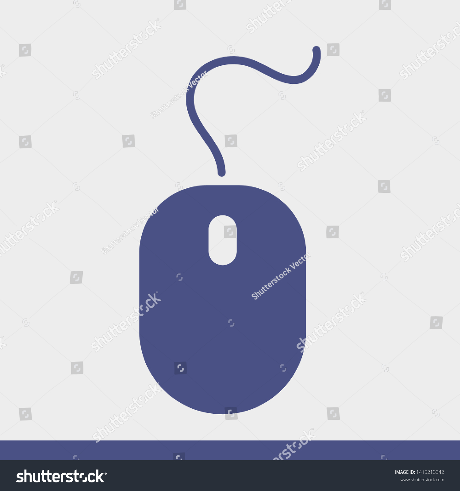 Computer Mouse Icon Symbol. PC Mouse icon vector isolated illustration. Icon computer mouse web. Modern computer mouse  flat icon design