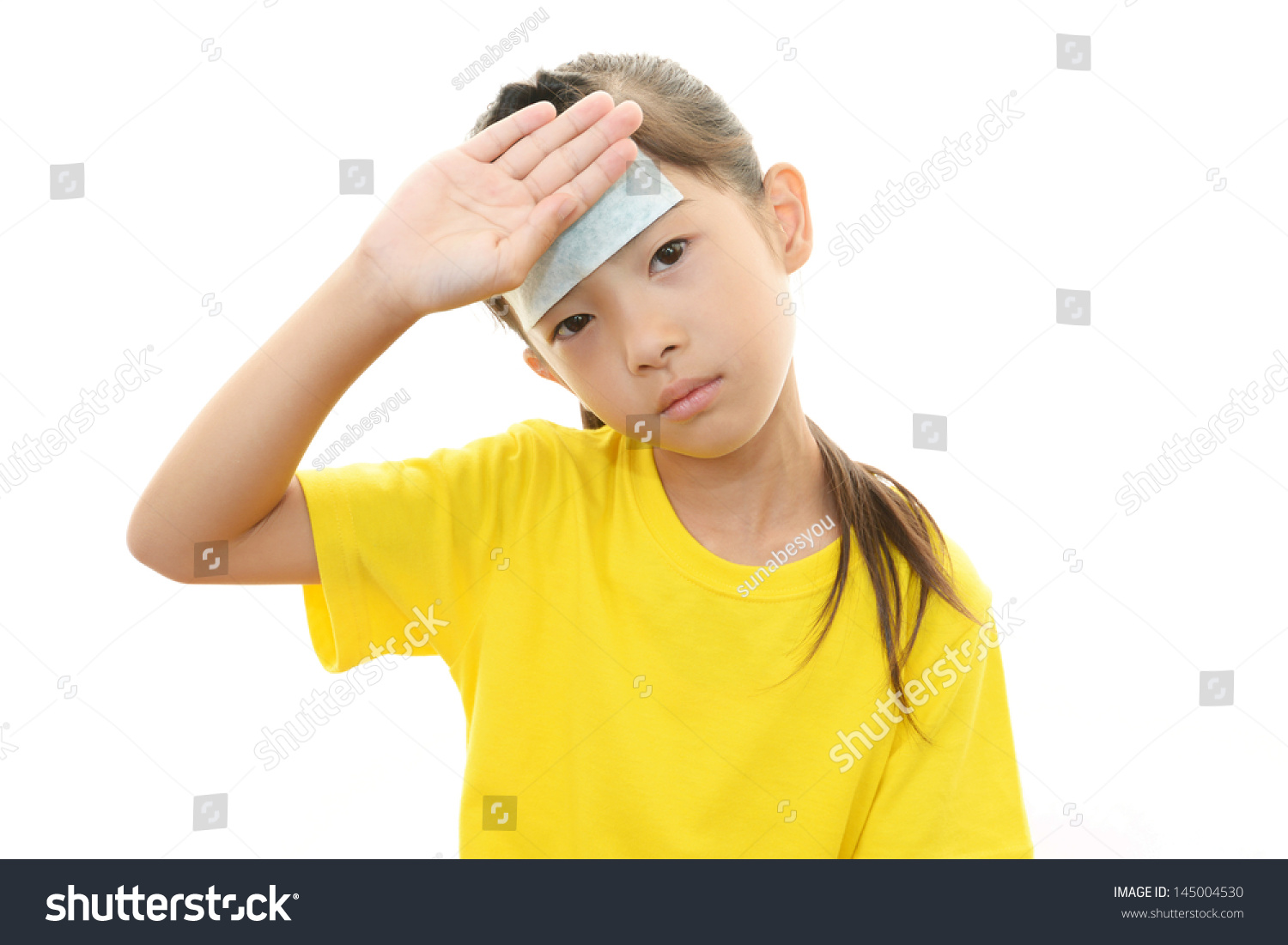 Girl with a bad cold