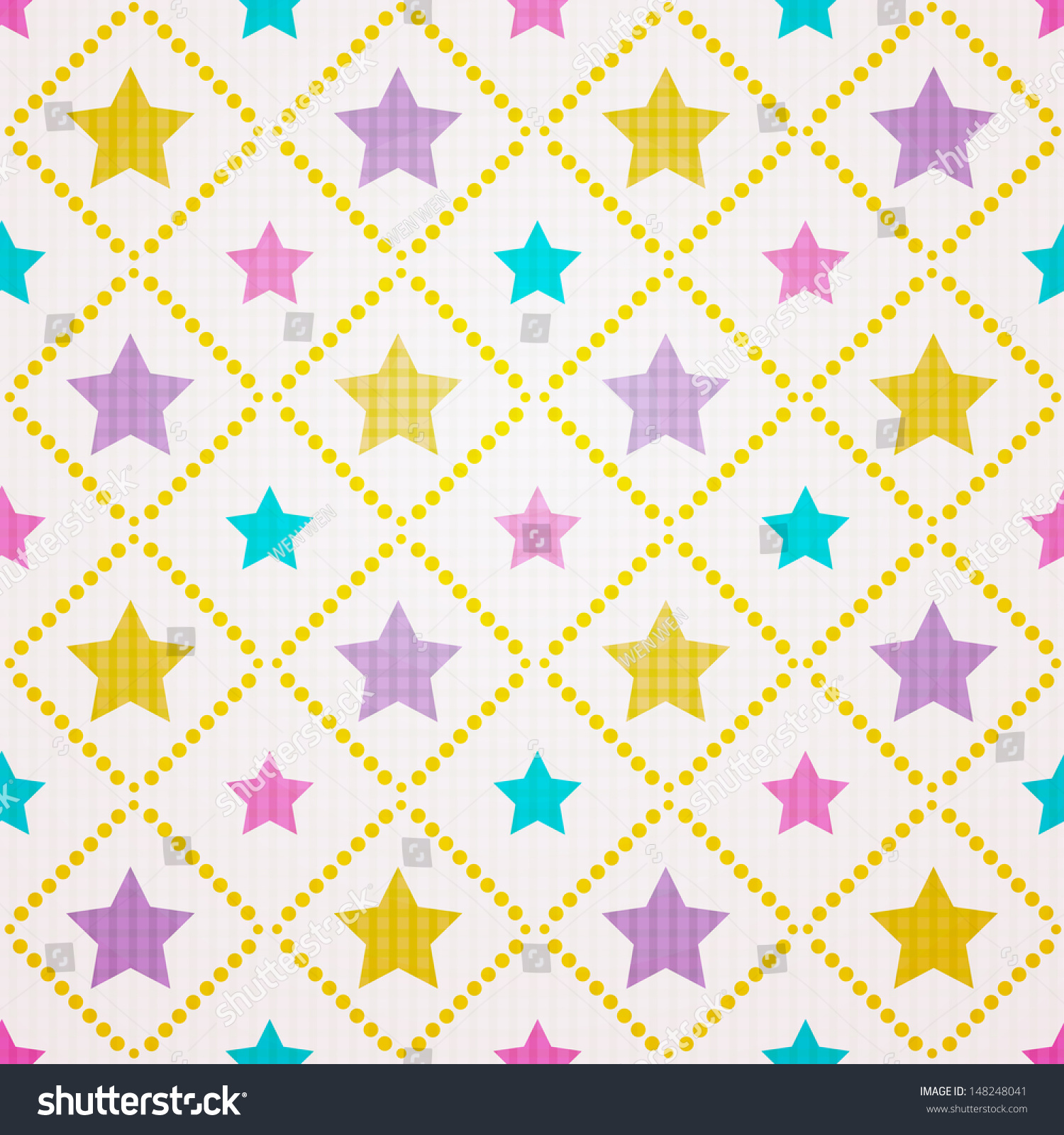 Seamless star texture