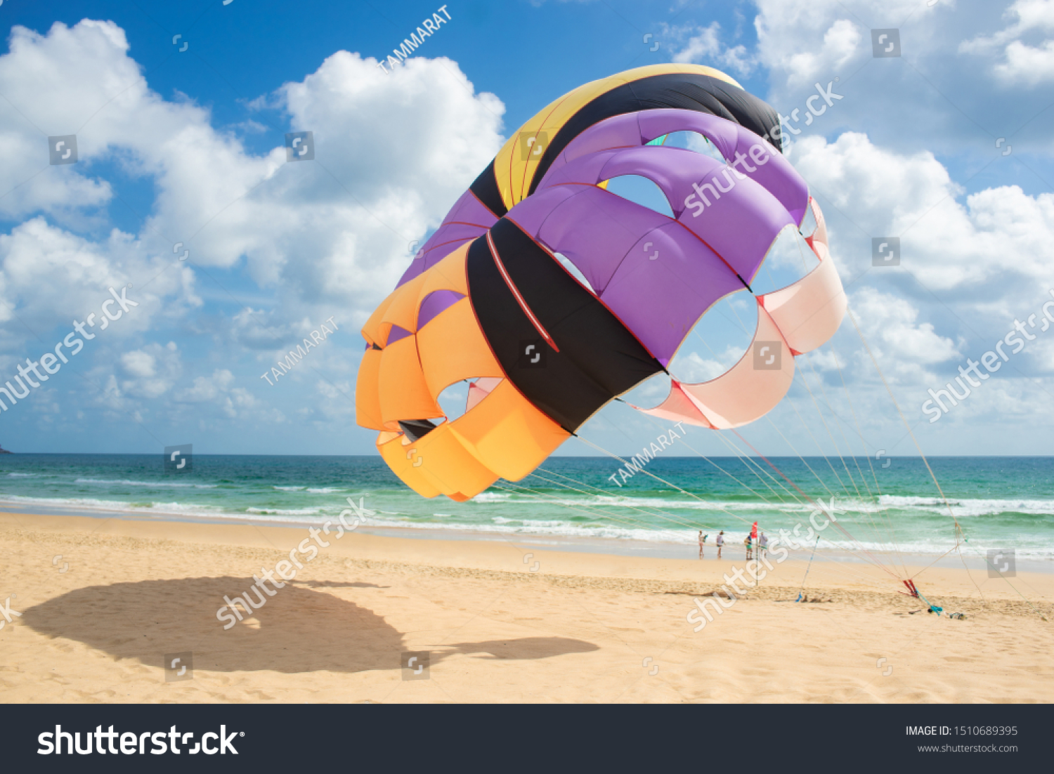 parachute at phuket beach thailand and travel wallpaper with