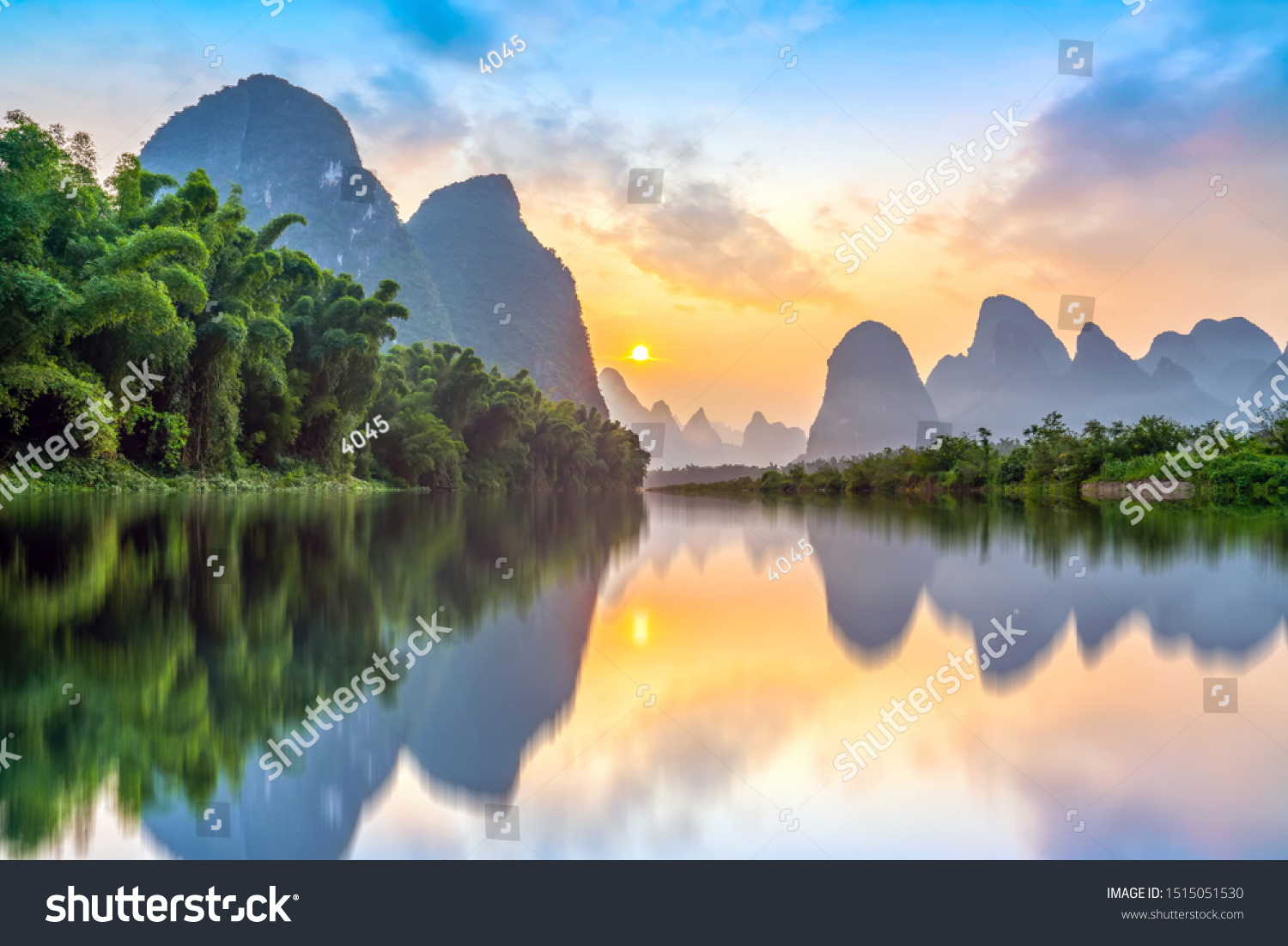 The Beautiful Landscape and Natural Landscape of Guilin