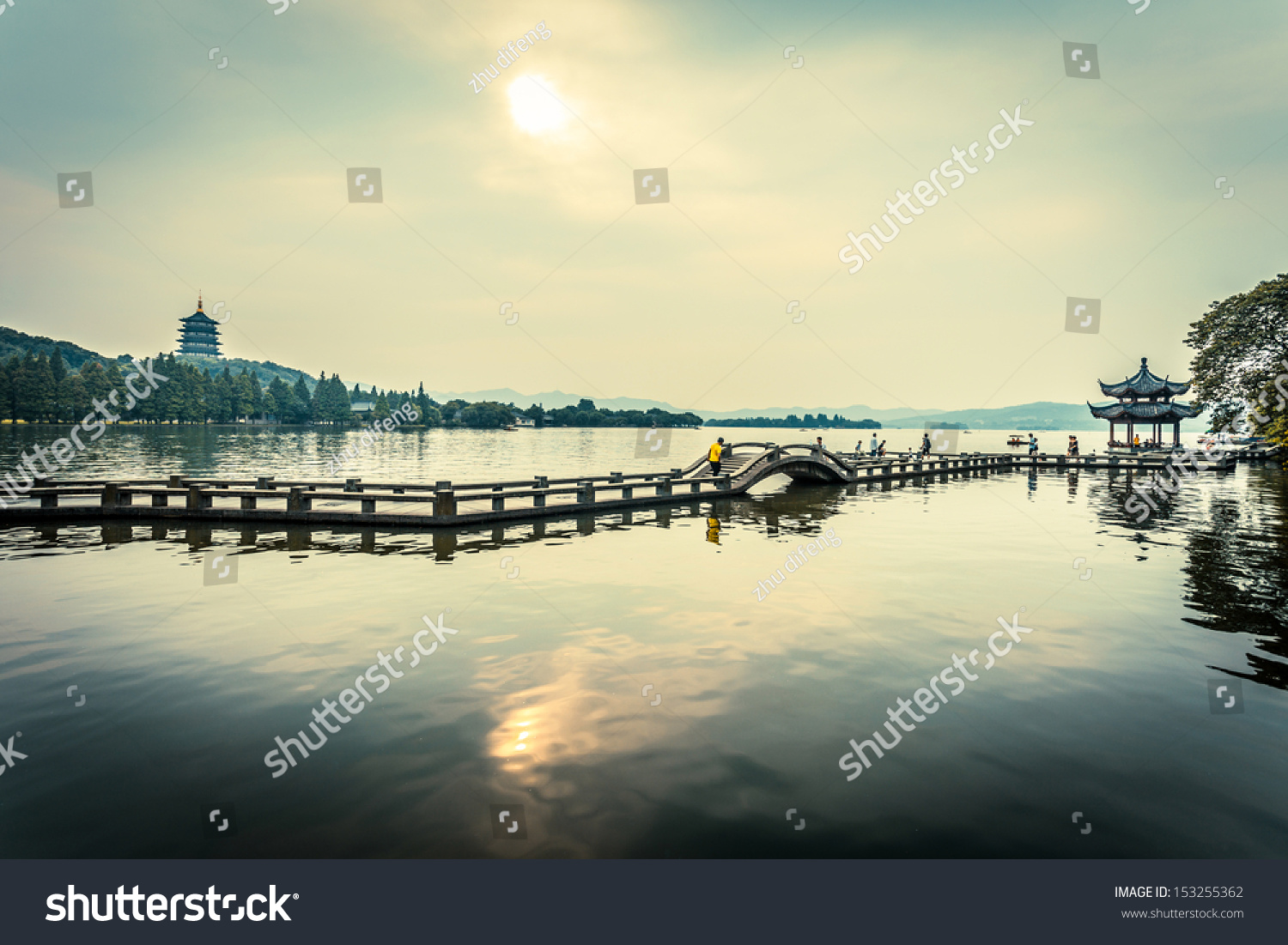 landscape of westlake.long bridge park