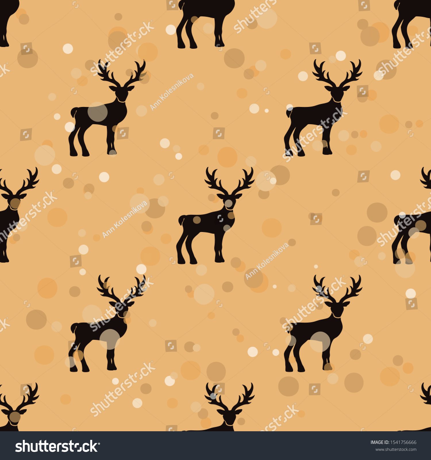 christmas pattern in old style
