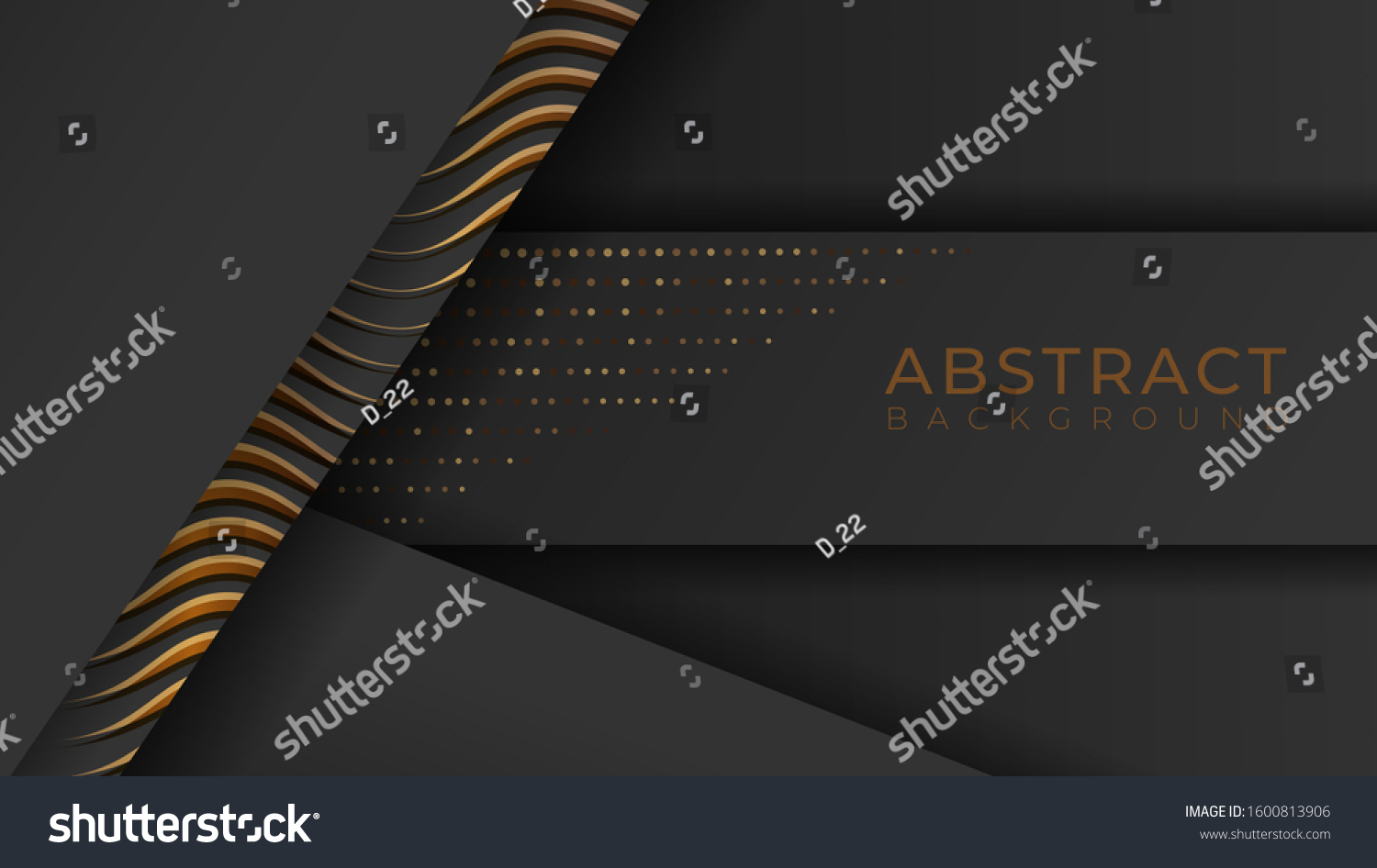 luxury paper cut background with marble texture  
  halftone gradient  vector illustration  modern minimal banner  black cover template  geometric shape