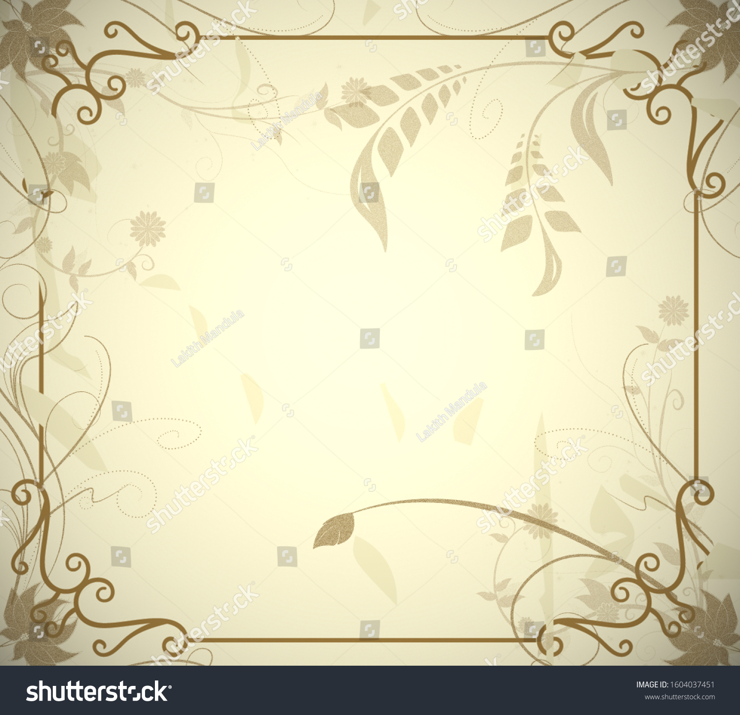 Vector Frame Background for welcome cards/Invitation cards