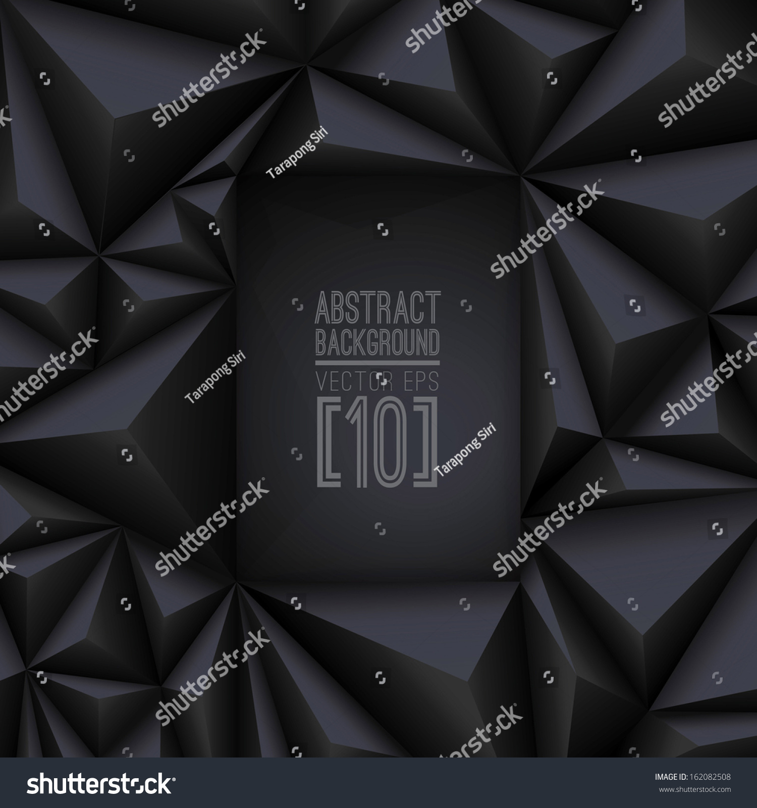 Black vector geometric background. Can be used in cover design  book design  website background  CD cover  advertising. 