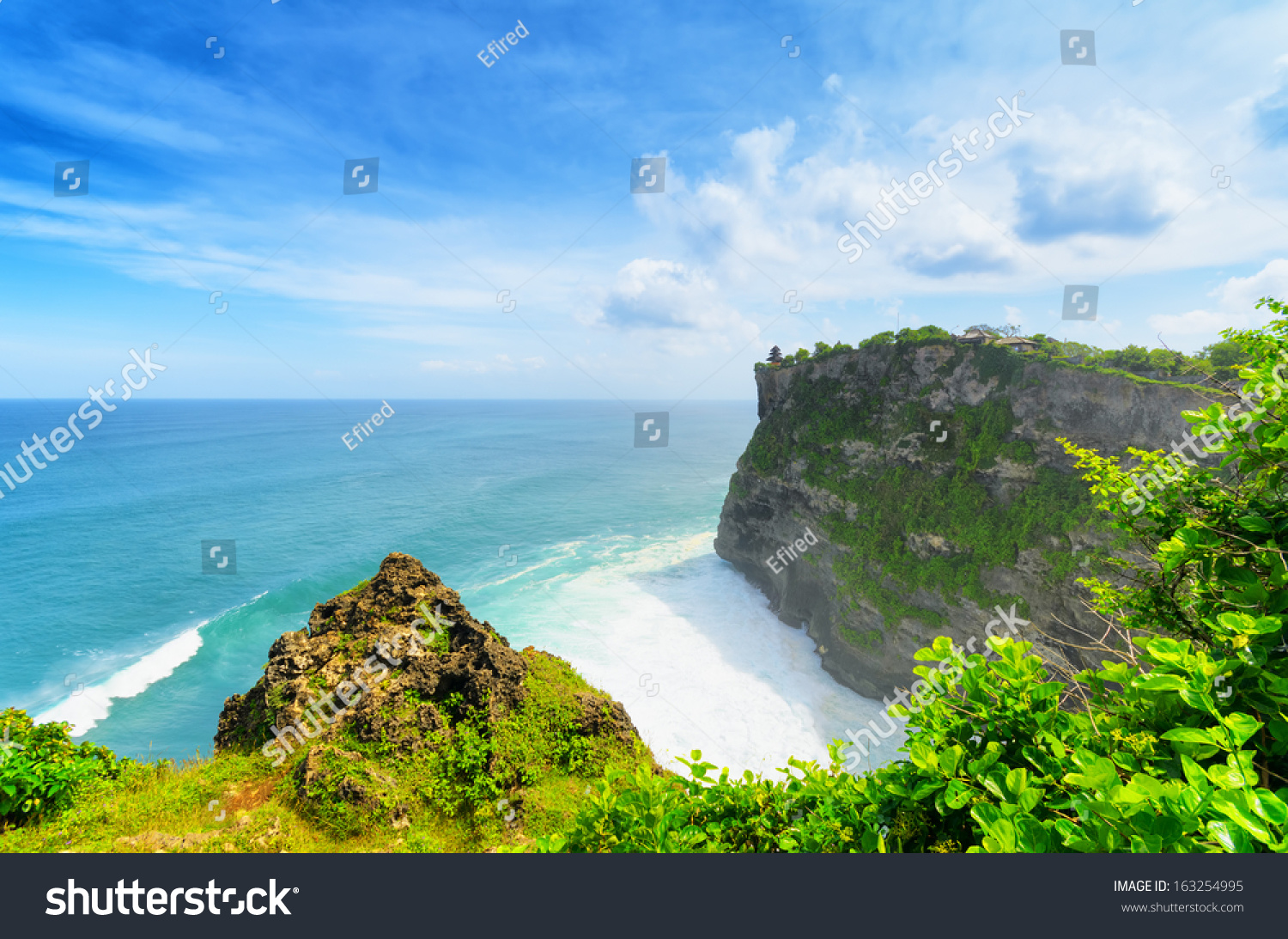 Coast at Uluwatu temple  Bali  Indonesia.