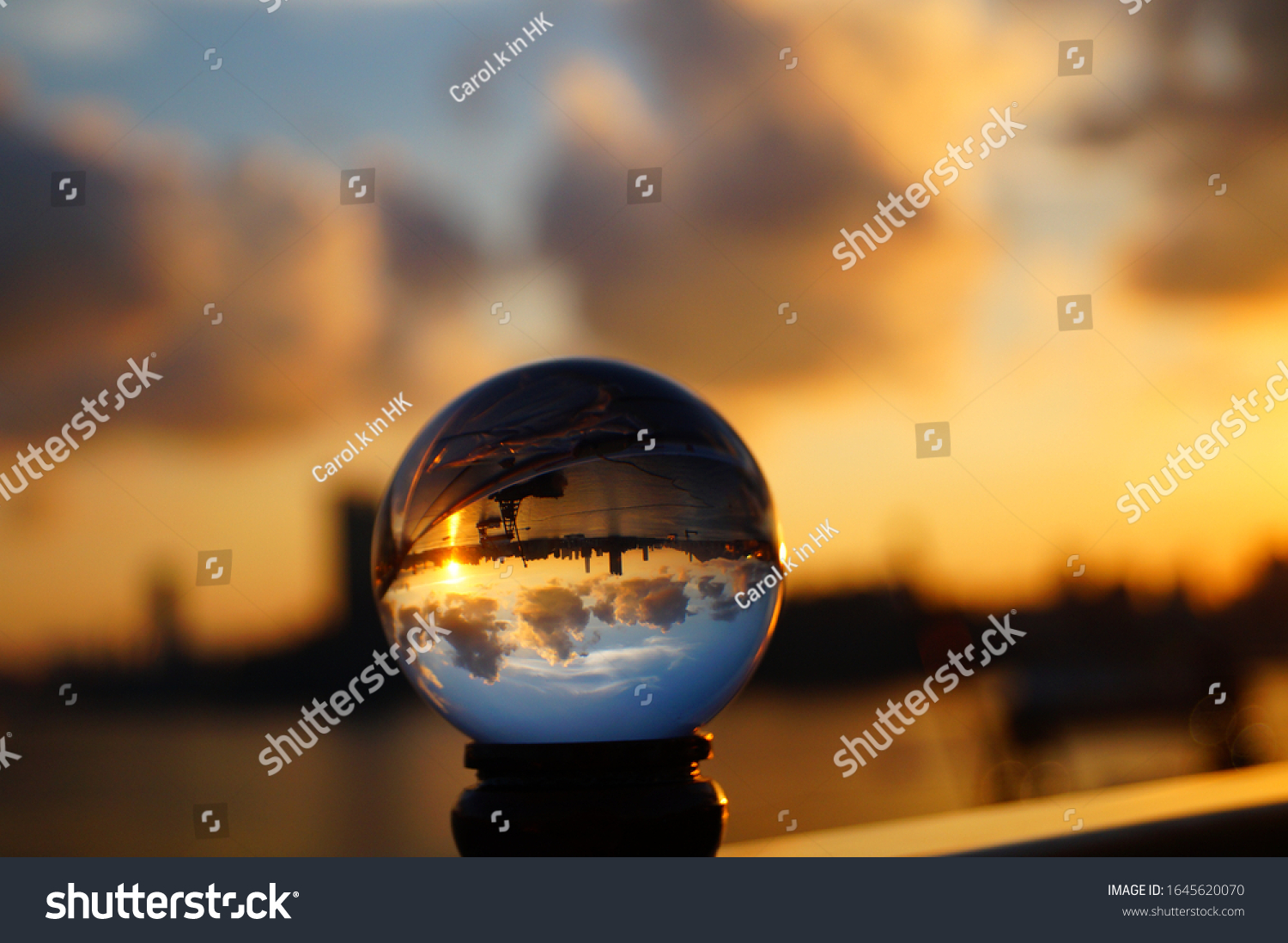 The epitome of Kwun Tong promenade in a crystal ball