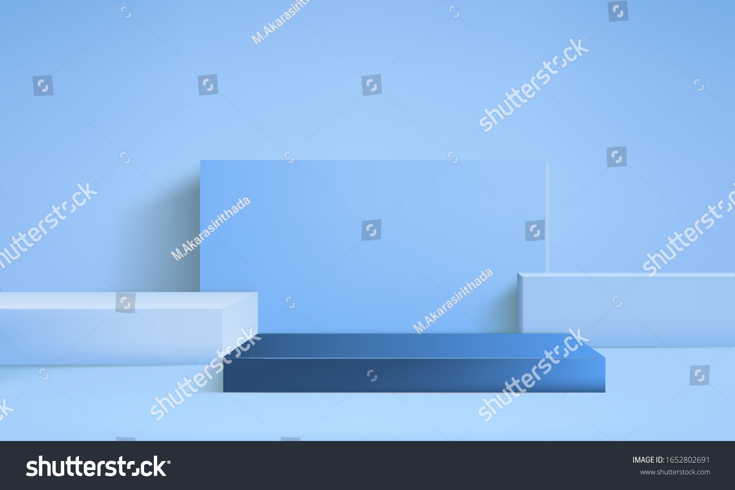 background vector 3d blue rendering with podium and minimal blue pastel wall scene  minimal abstract background 3d rendering abstract geometric shape blue pastel