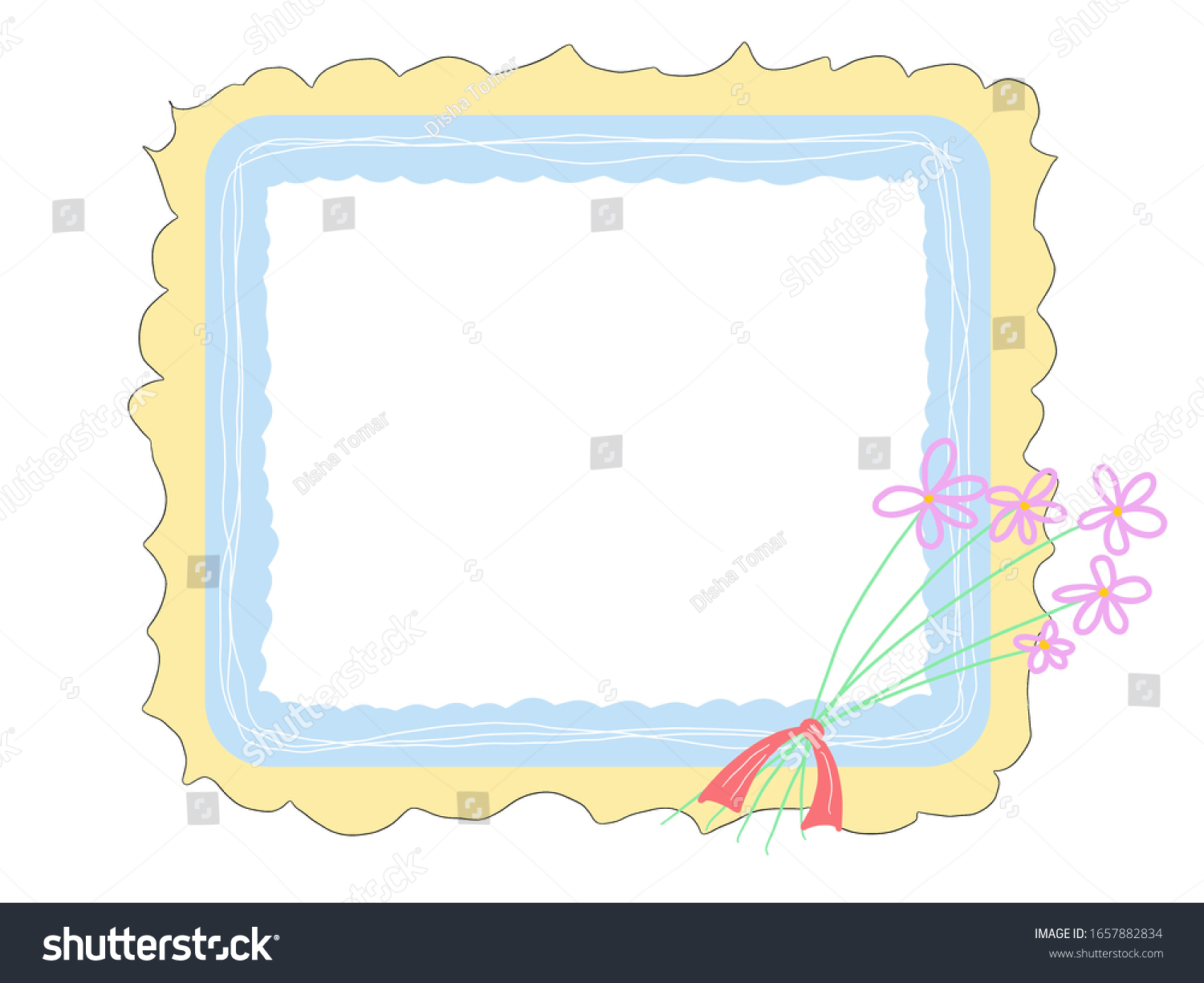 colorfulrectangularframetemplatepostcardsgreetingcards