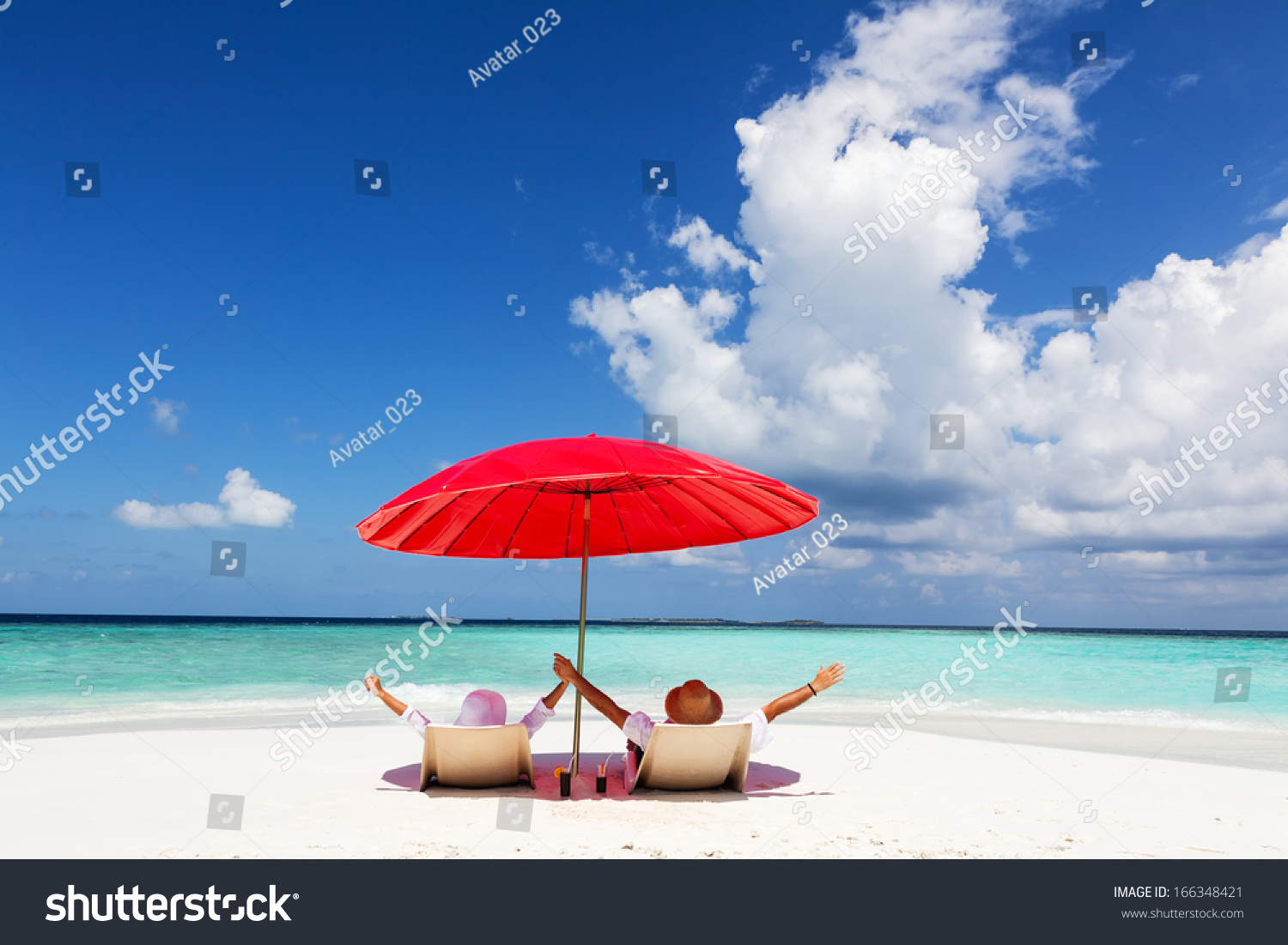 Happy Couple Enjoying On The Vacation