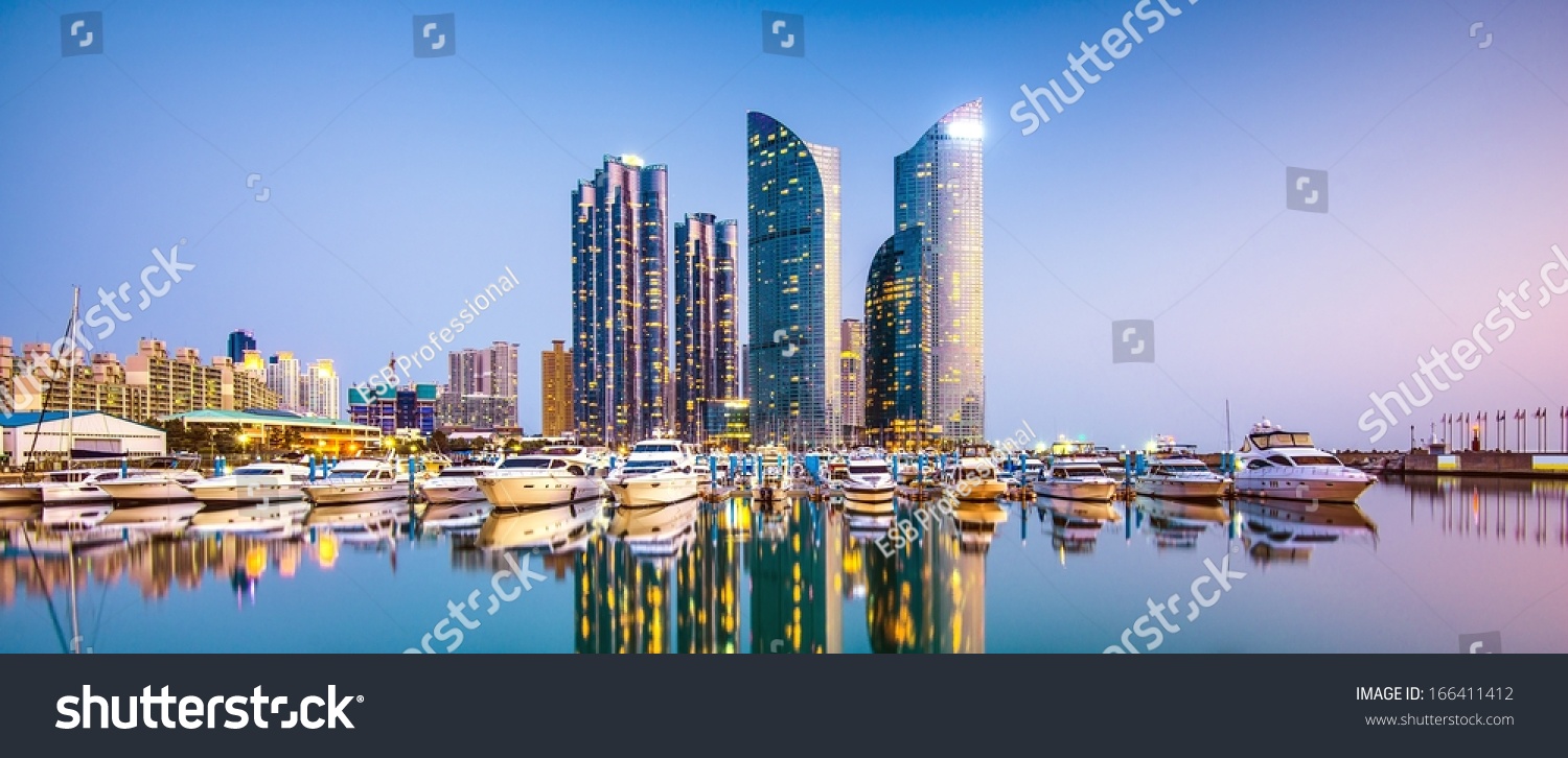 Busan  South Korea cityscape