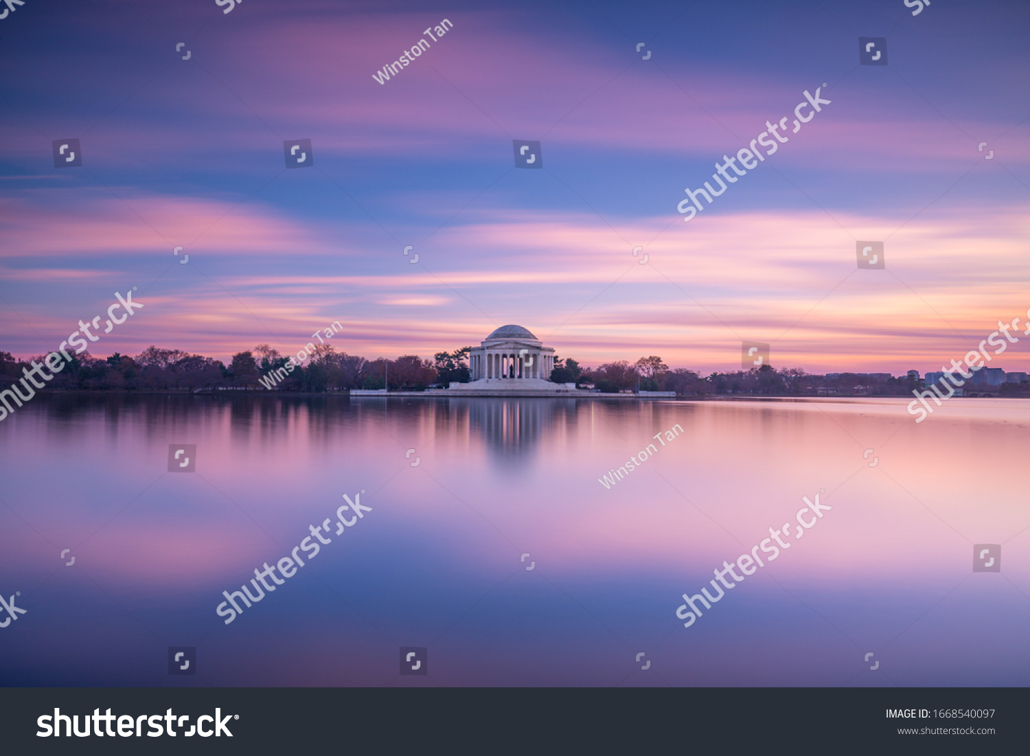 Thomas Jefferson Memorial at sunset | Washington  D.C.  USA