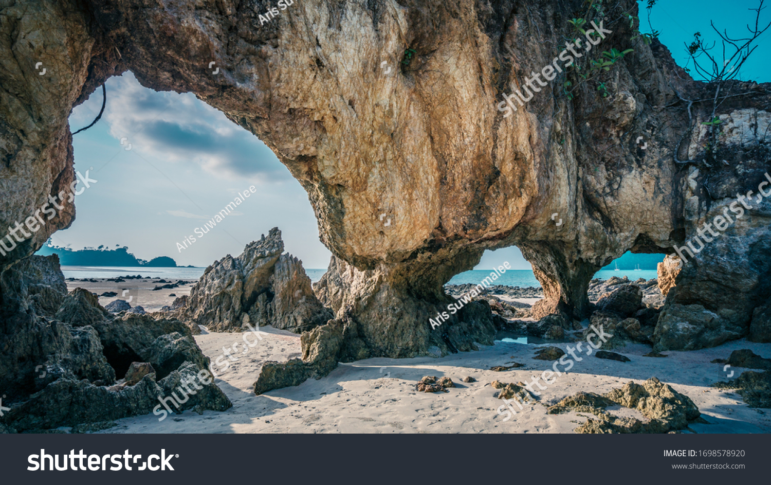 Stone Cave With Sea View