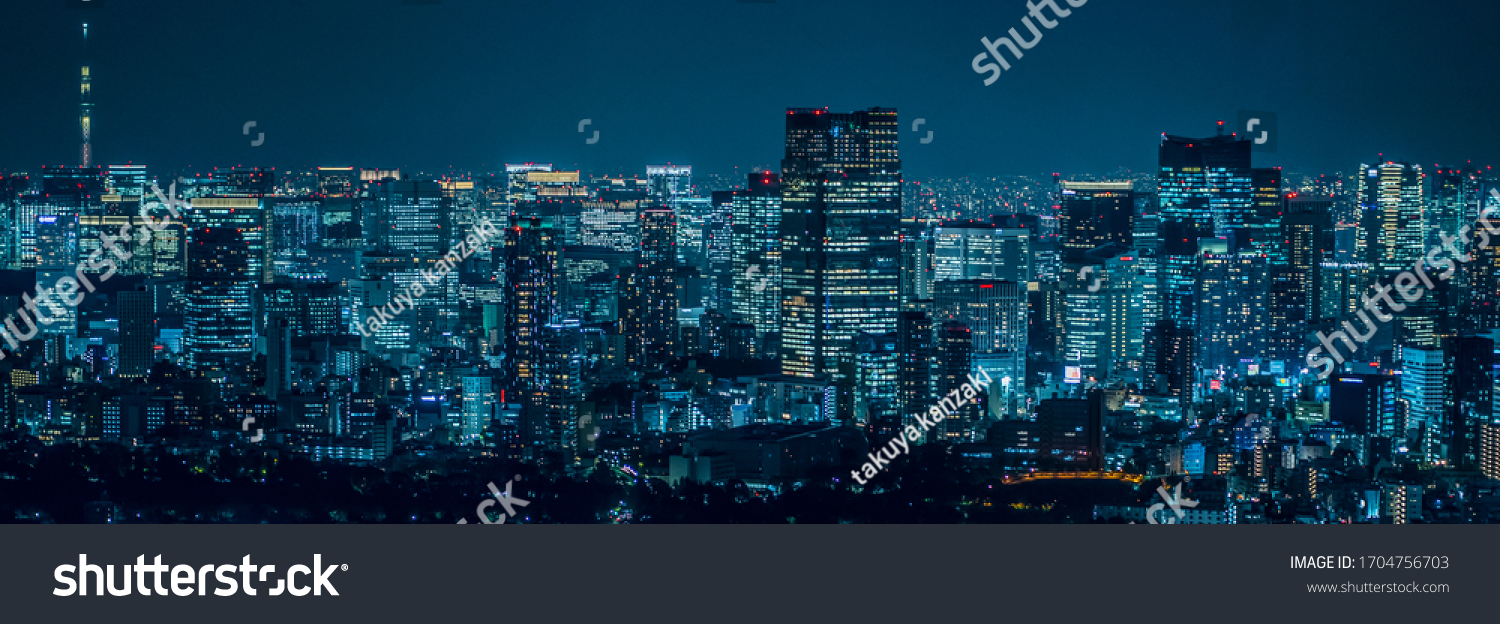 Night view of Tokyo  JAPAN