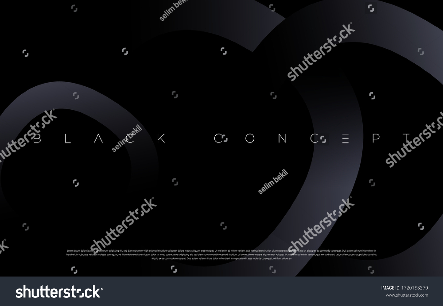 Minimalist black premium abstract background with luxury dark geometric ...