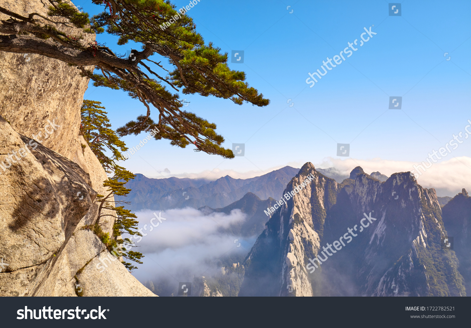 Huashan National Park mountain landscape at sunset China._站酷海洛_正版图片_视频 ...