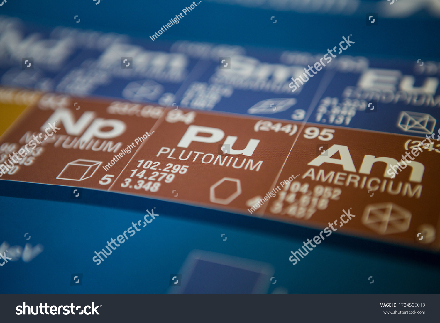 Plutonium on the periodic table of elements_站酷海洛_正版图片_视频_字体_音乐素材交易平台_站酷旗下品牌