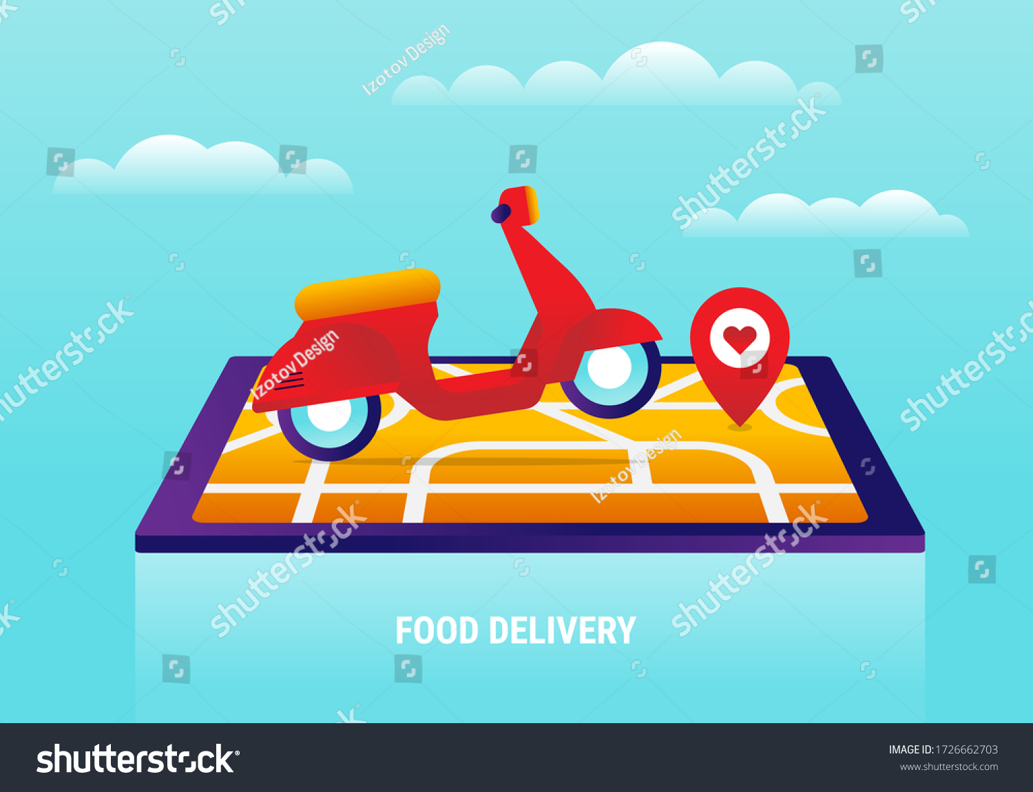 Food mobile online delivery service