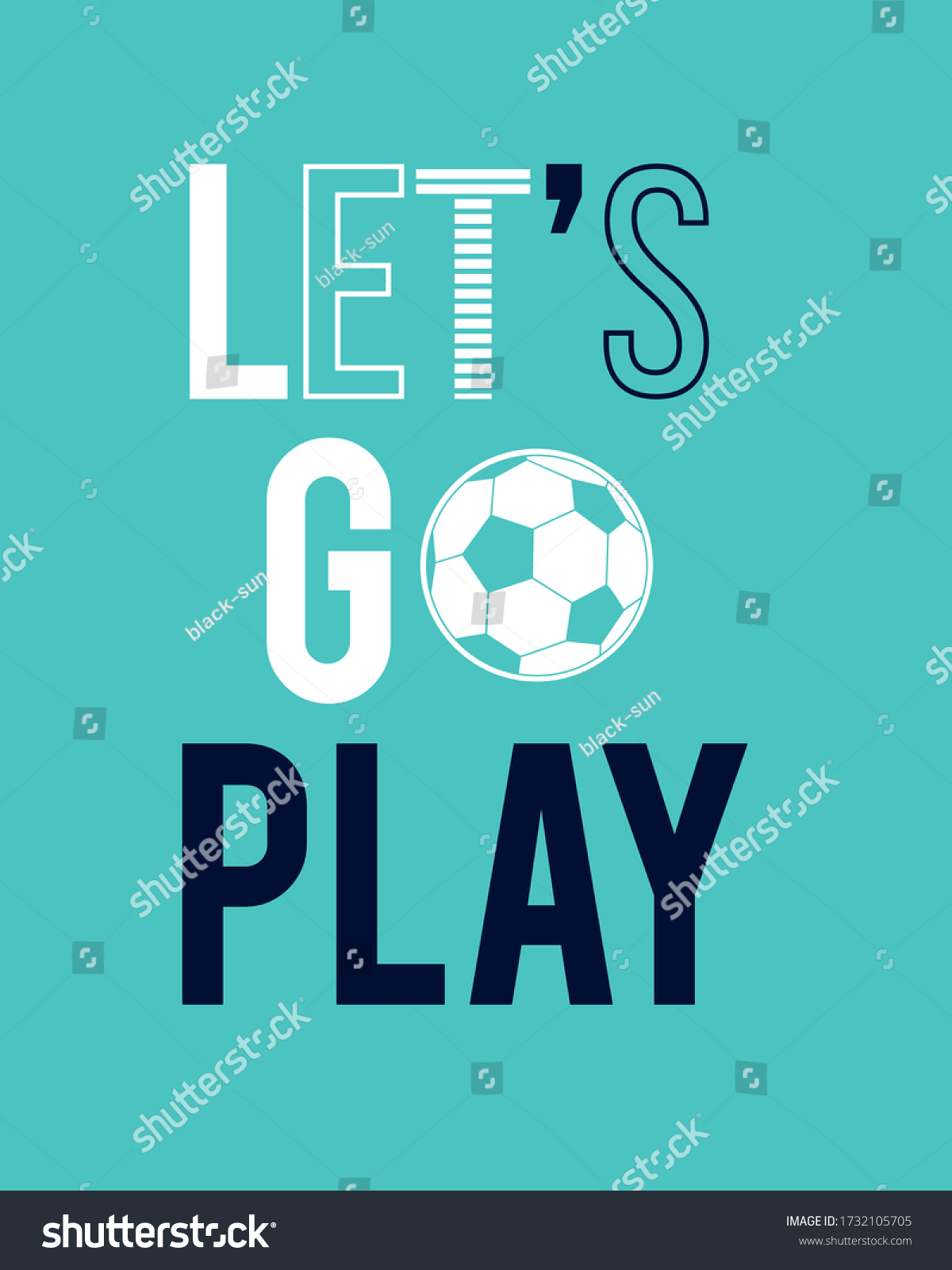 Hand drawing ball print design with slogan. Vector illustration design for fashion fabrics  textile graphics  prints.	