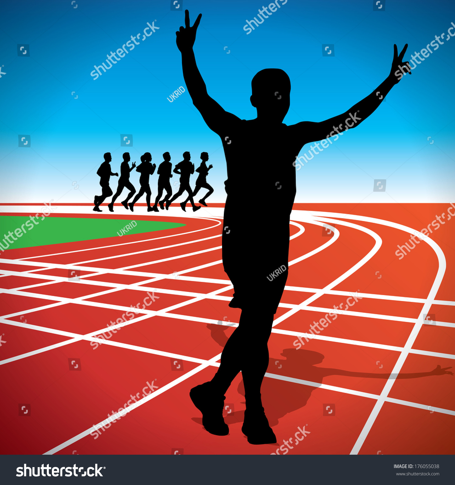 The abstract of running on track vector_站酷海洛_正版图片_视频_字体_音乐素材交易平台_站酷旗下品牌