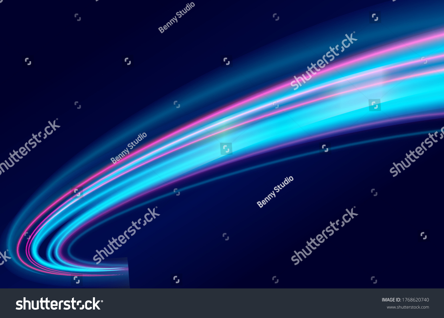 Modern concept of light speed lines background. Abstract futuristic 5g internet connection concept. light trails illustration