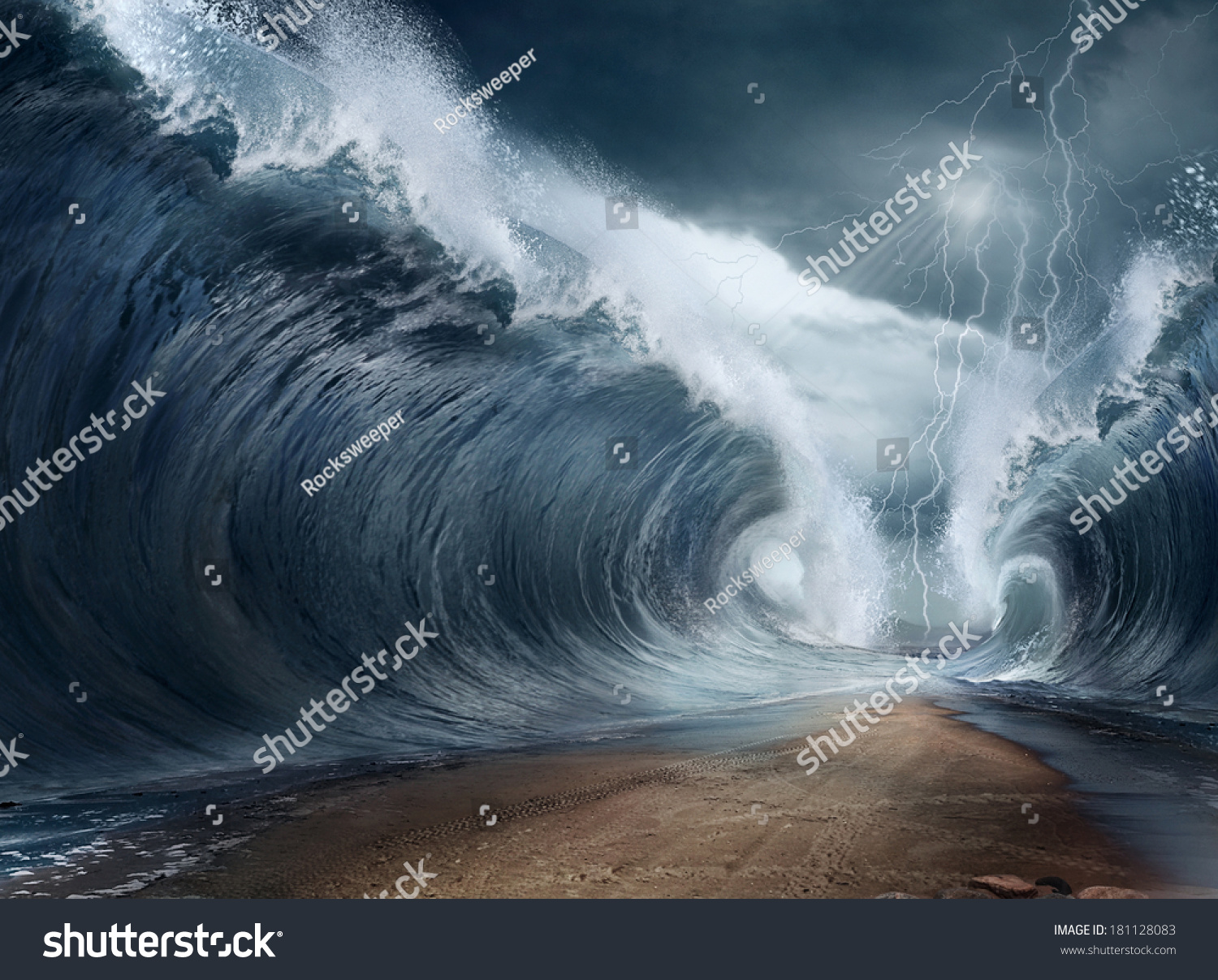 The seas are being parted