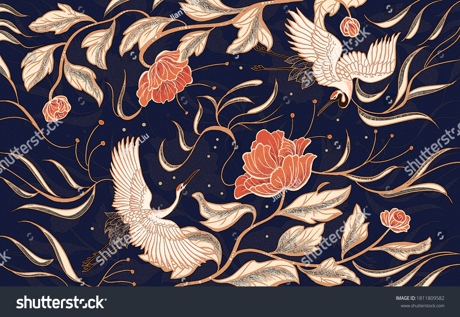 
Chinese ancient style beautiful petals