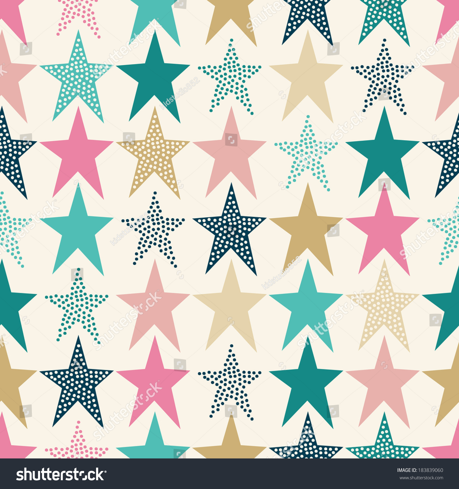 seamless stars pattern