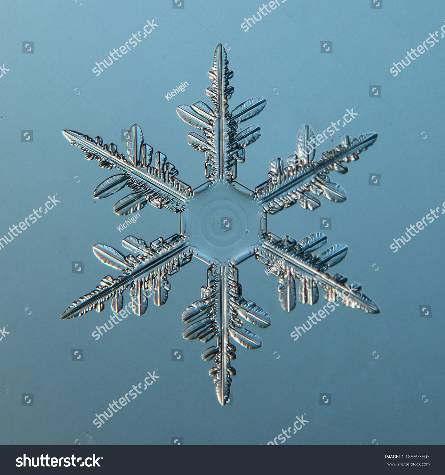 snowflake crystal natural