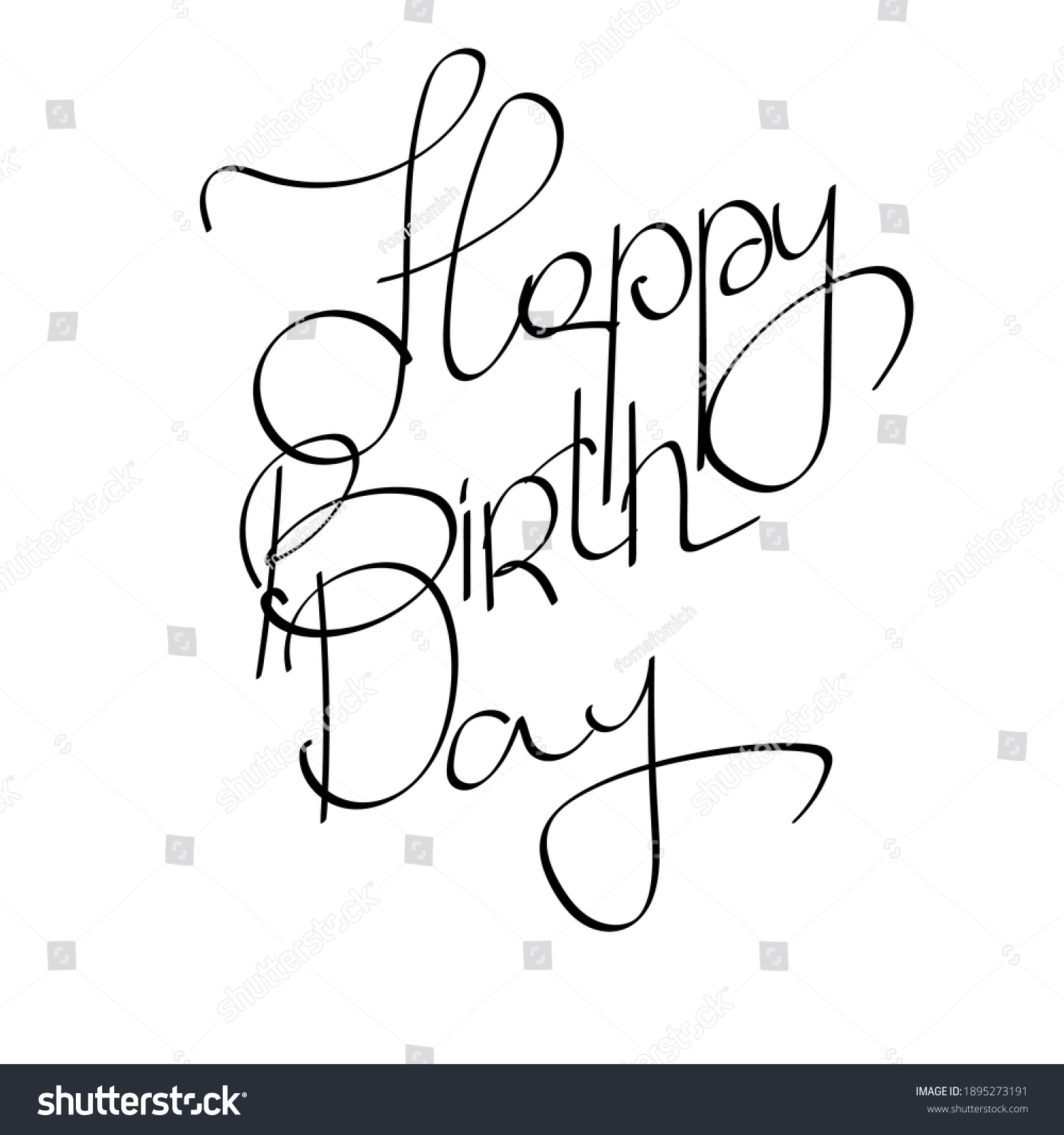 simpleletteringhappybirthdayinblackandwhitecolors