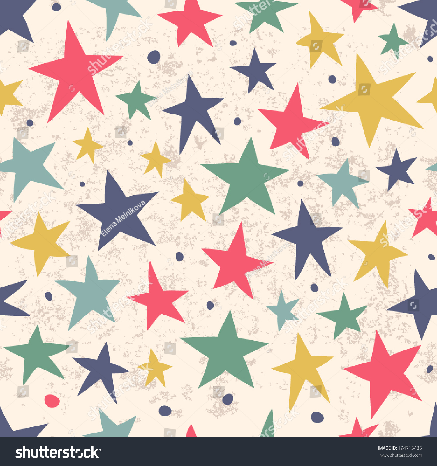Seamless simple pattern with stars for your design. Seamless pattern can be used for wallpapers  pattern fills  web page backgrounds surface textures.
