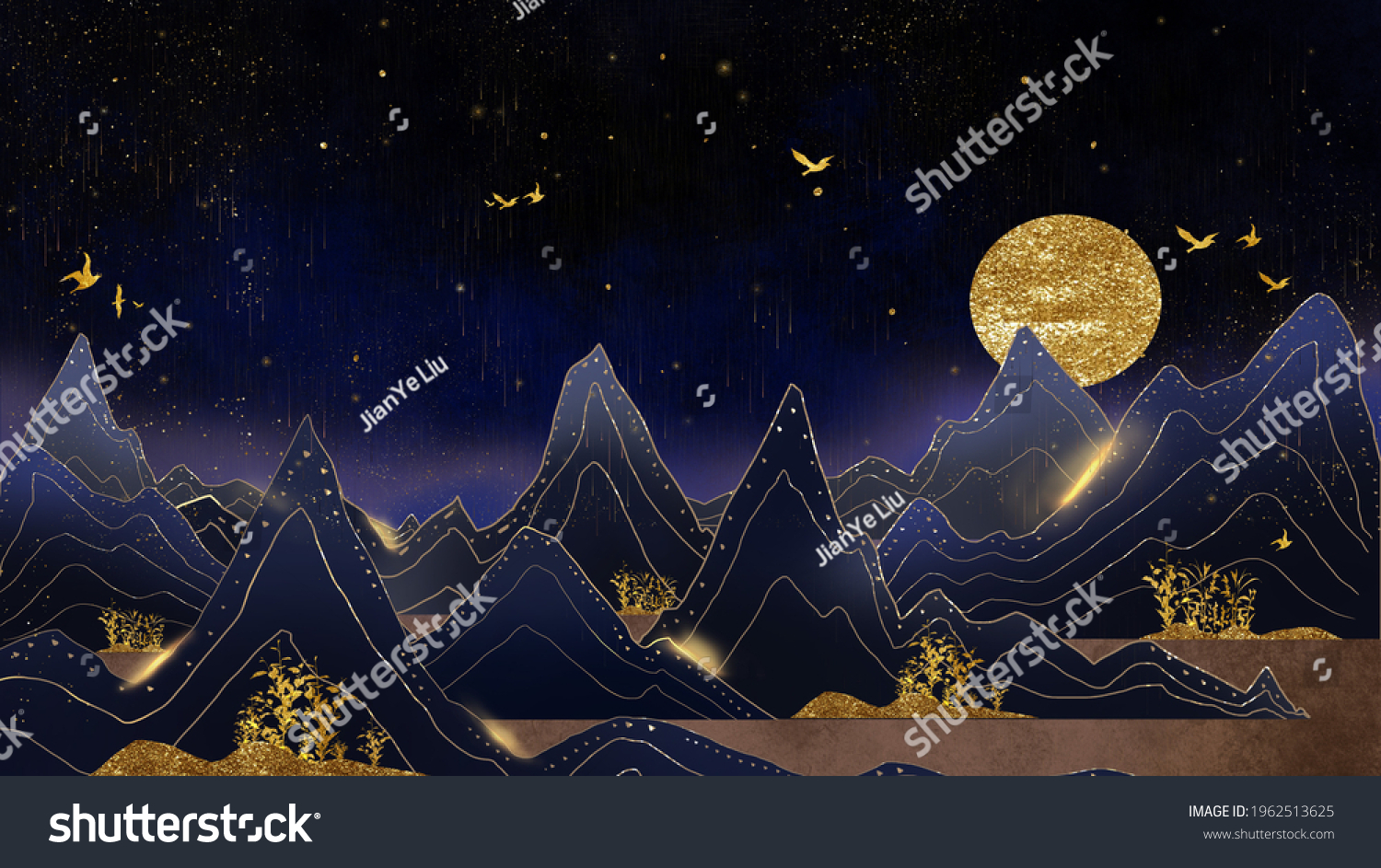 Chinese style traditional culture illustration