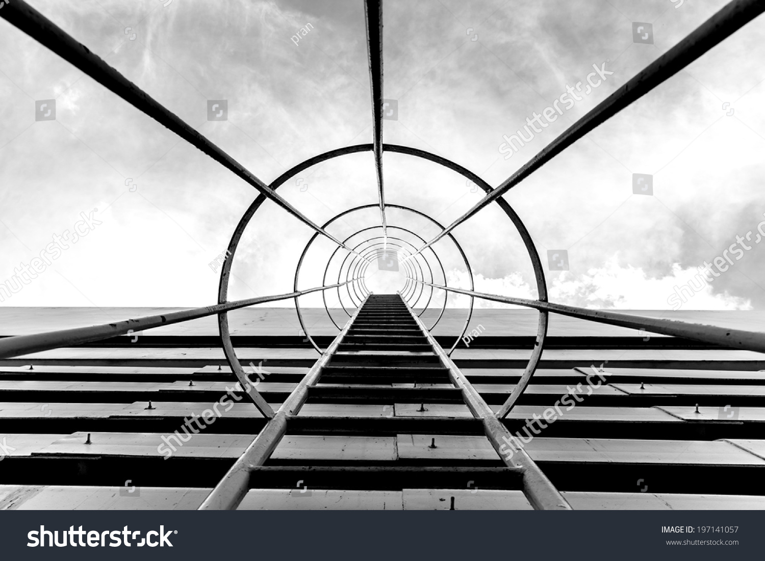  black and white fire escape ladder on a building  iron staircas